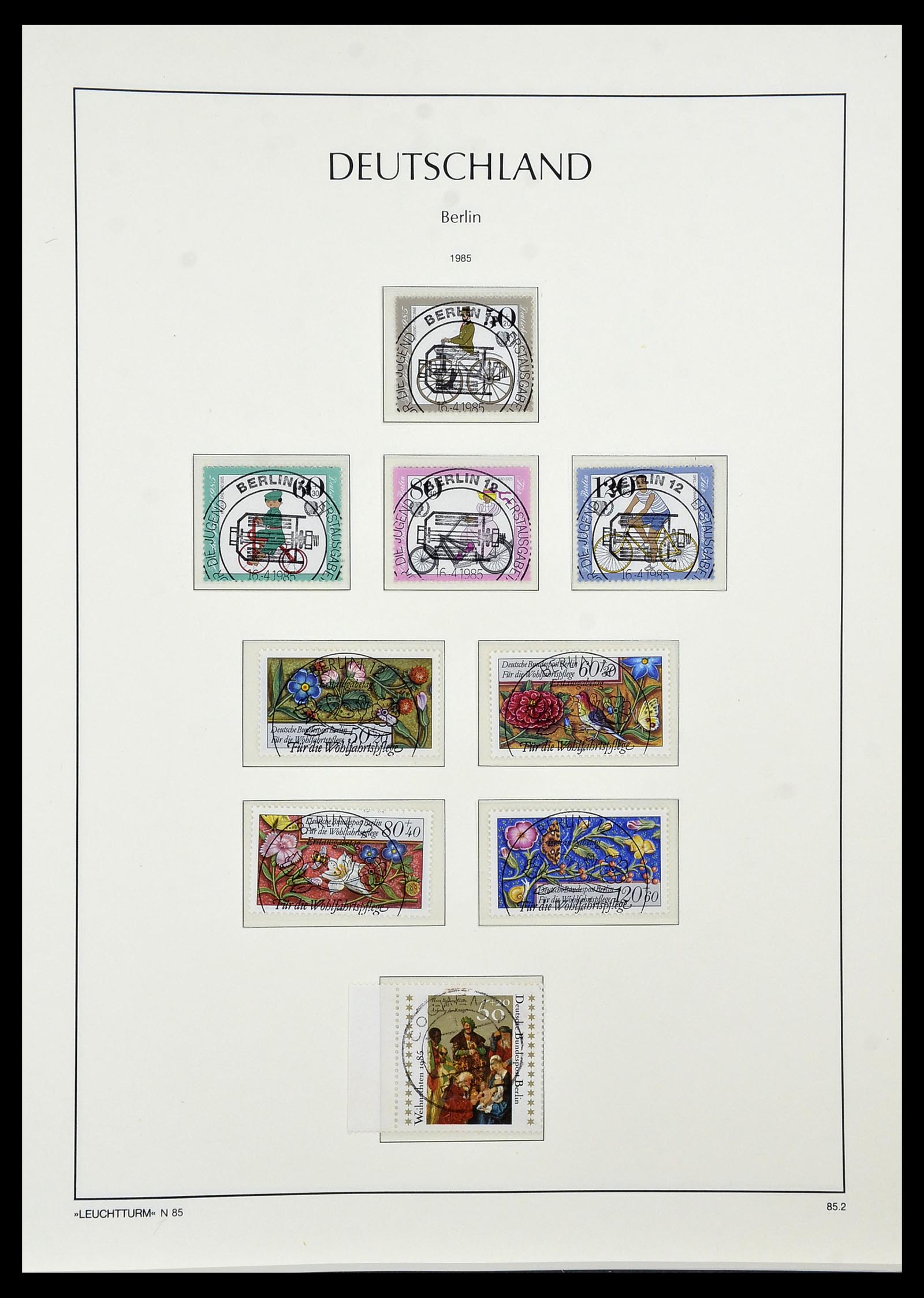 34569 087 - Postzegelverzameling 34569 Berlijn 1948-1990.