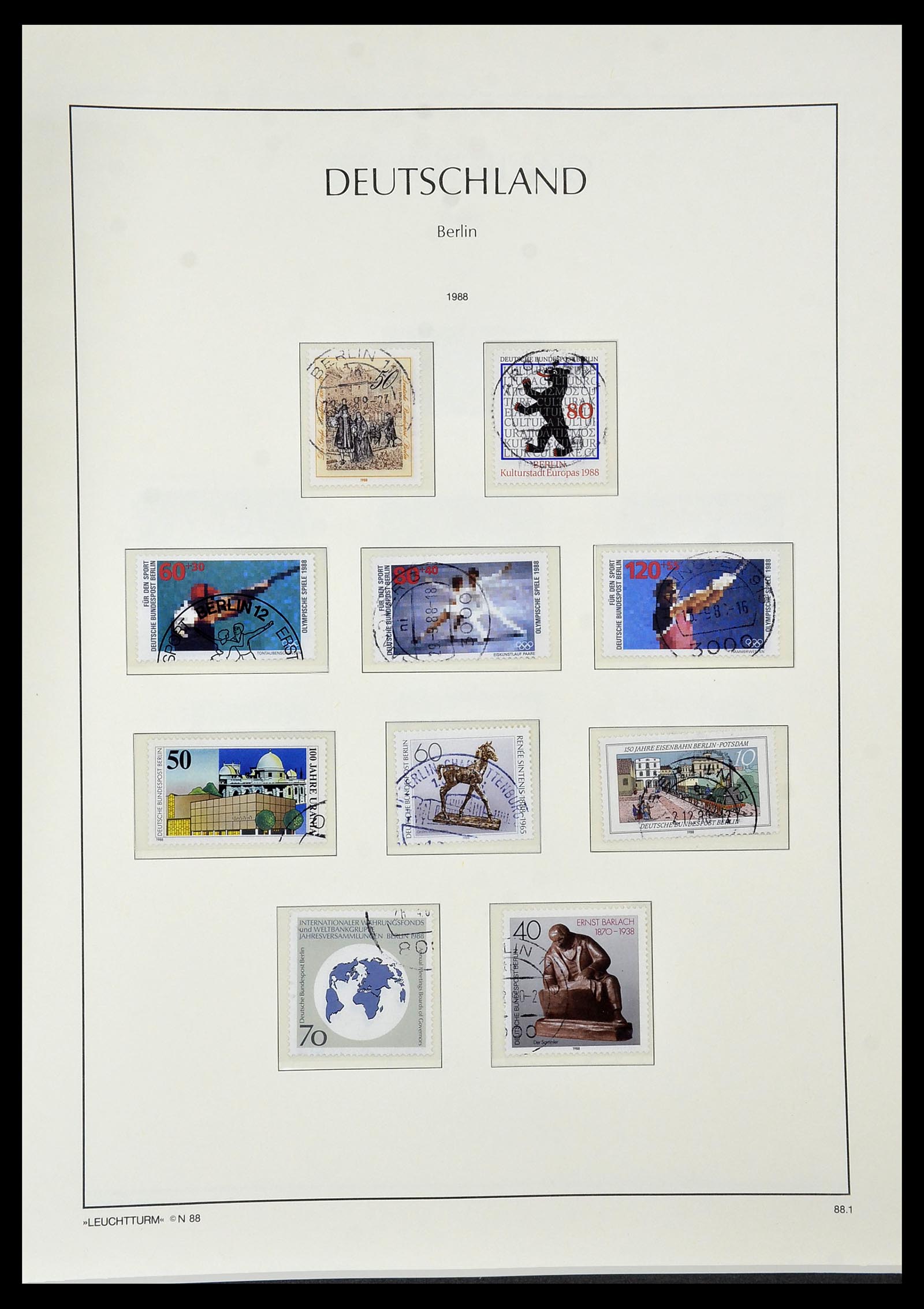 34569 094 - Postzegelverzameling 34569 Berlijn 1948-1990.