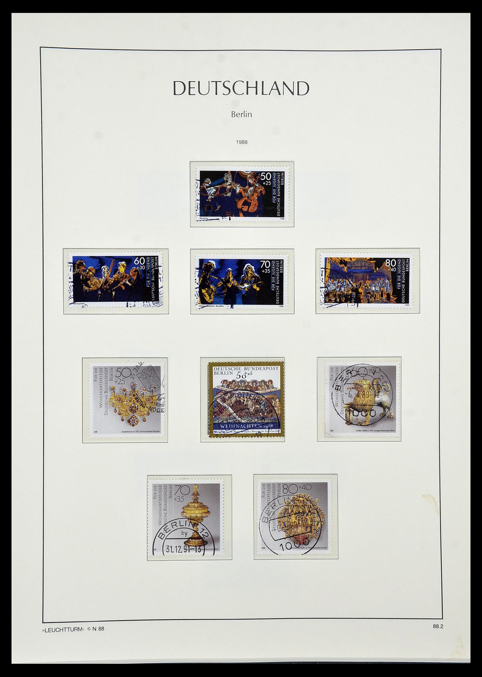 34569 095 - Postzegelverzameling 34569 Berlijn 1948-1990.