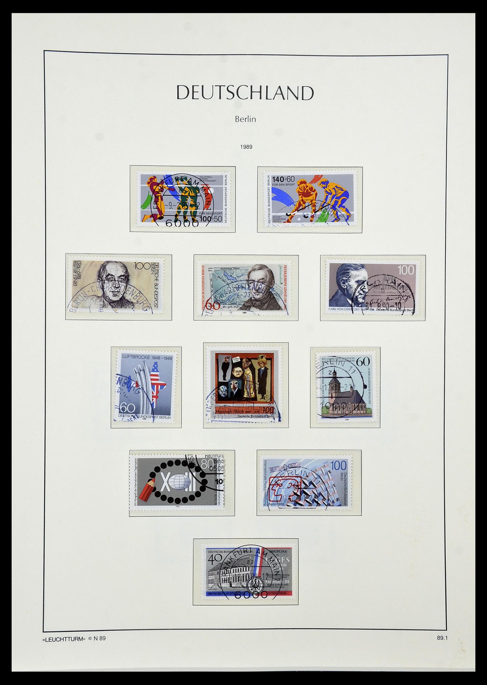 34569 096 - Postzegelverzameling 34569 Berlijn 1948-1990.