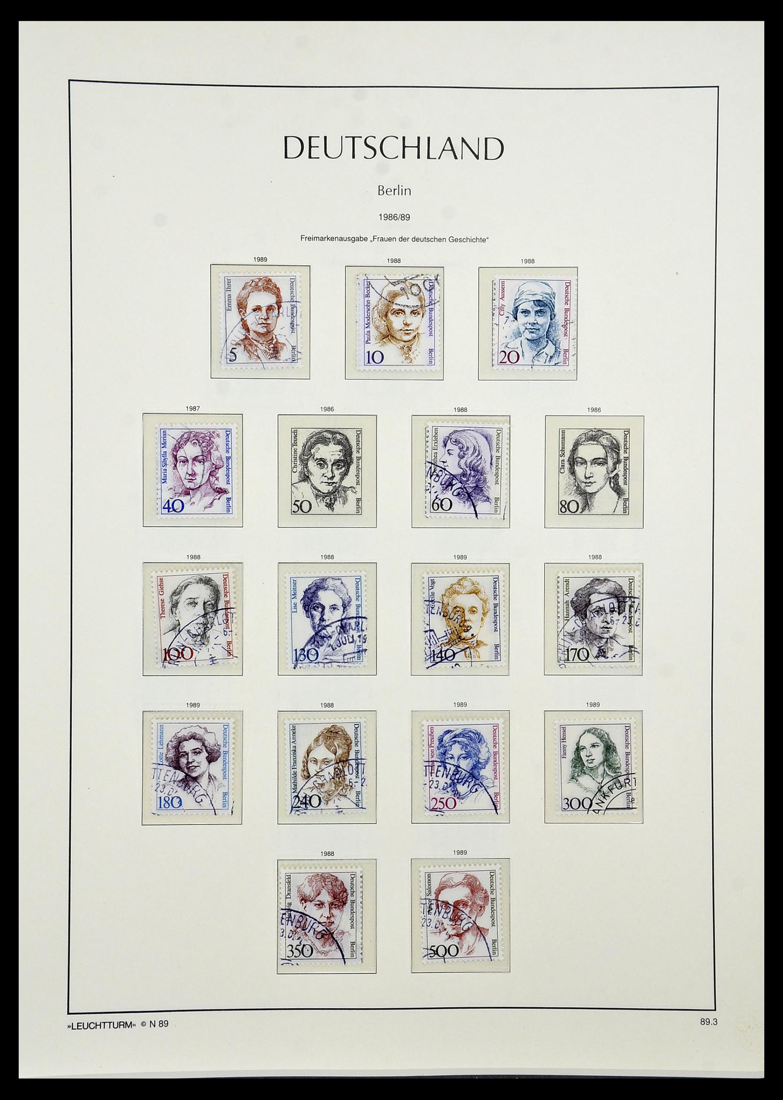 34569 098 - Postzegelverzameling 34569 Berlijn 1948-1990.