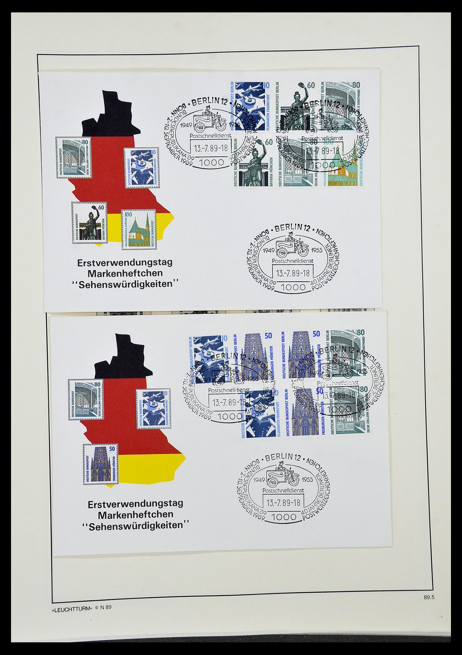34569 100 - Postzegelverzameling 34569 Berlijn 1948-1990.