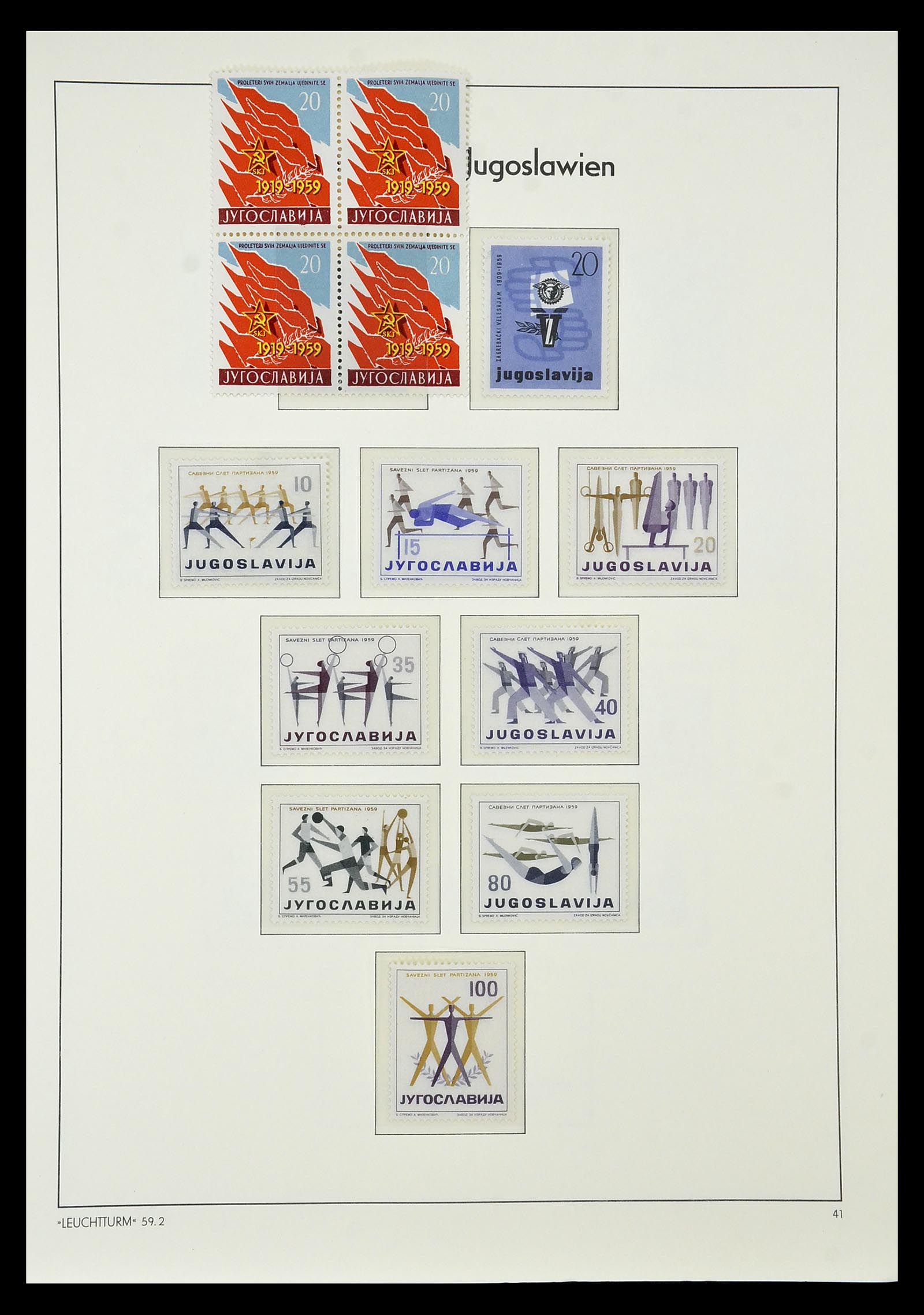 34570 042 - Postzegelverzameling 34570 Balkan 1944-2016!