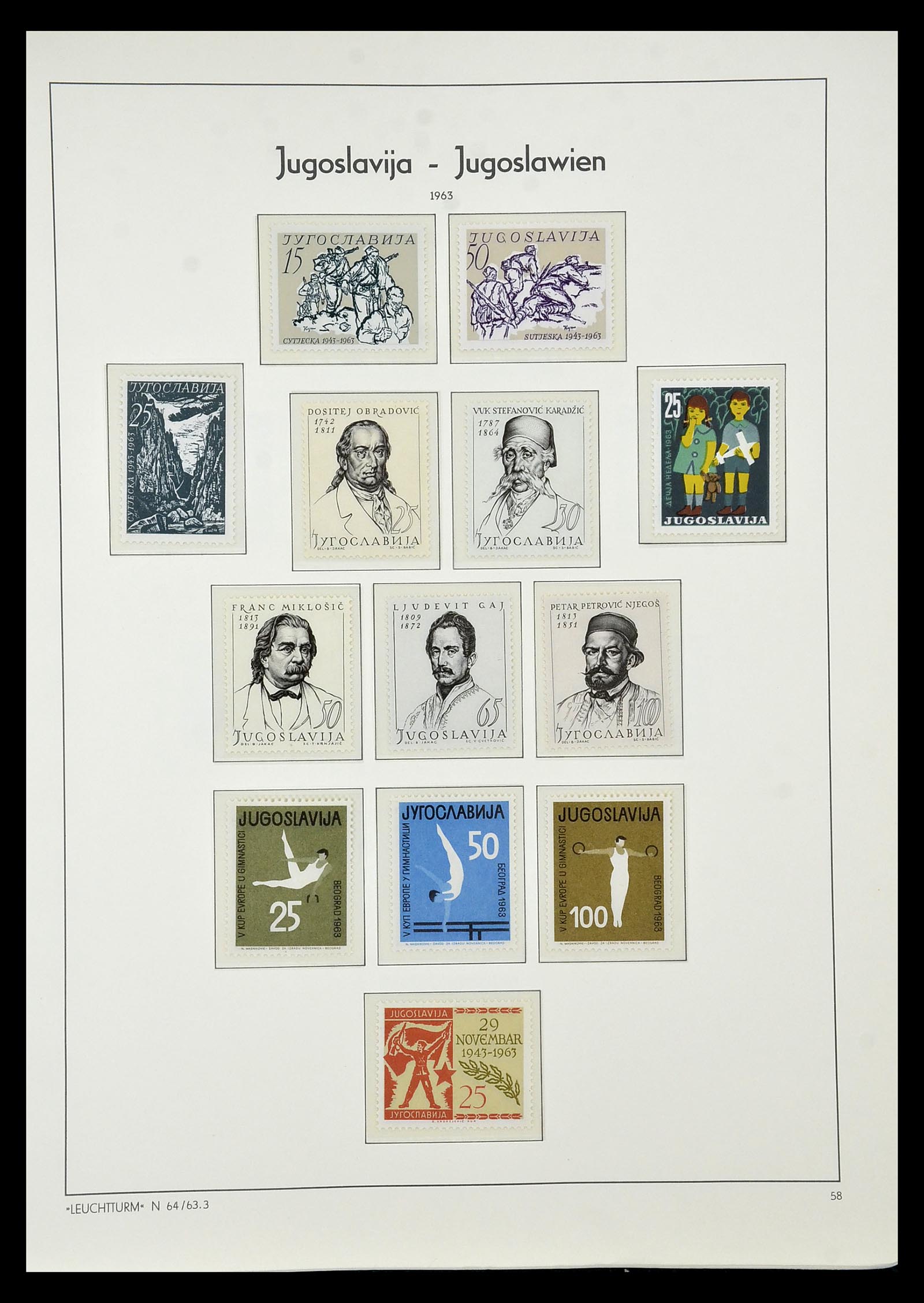 34570 063 - Postzegelverzameling 34570 Balkan 1944-2016!