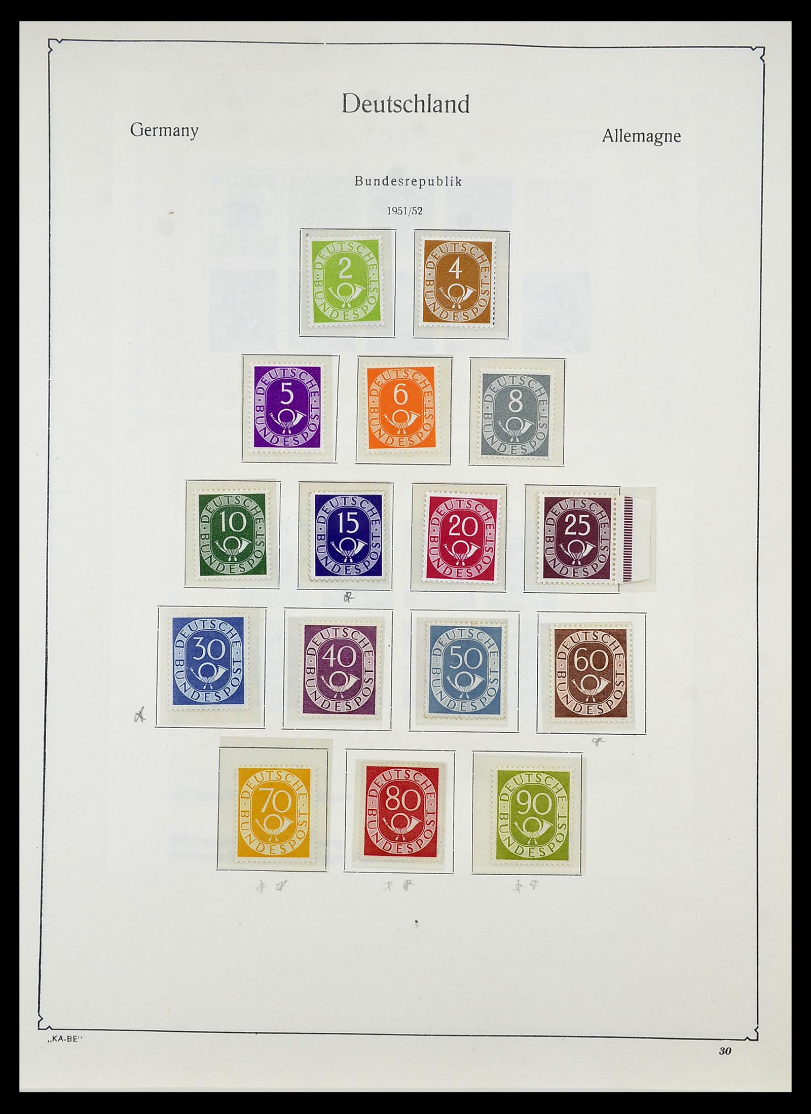 34571 002 - Postzegelverzameling 34571 Bundespost 1949-1996.