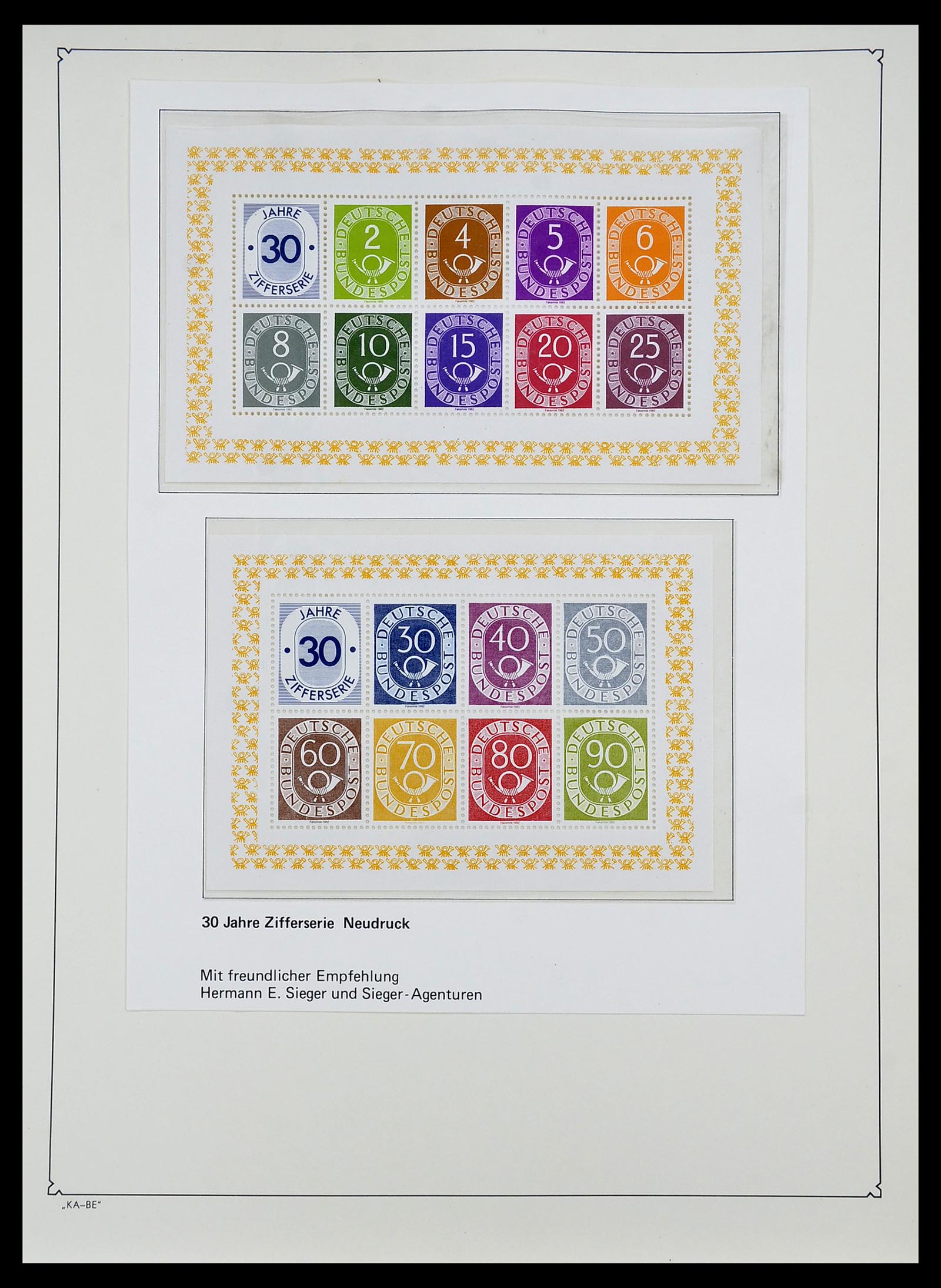34571 003 - Stamp Collection 34571 Bundespost 1949-1996.