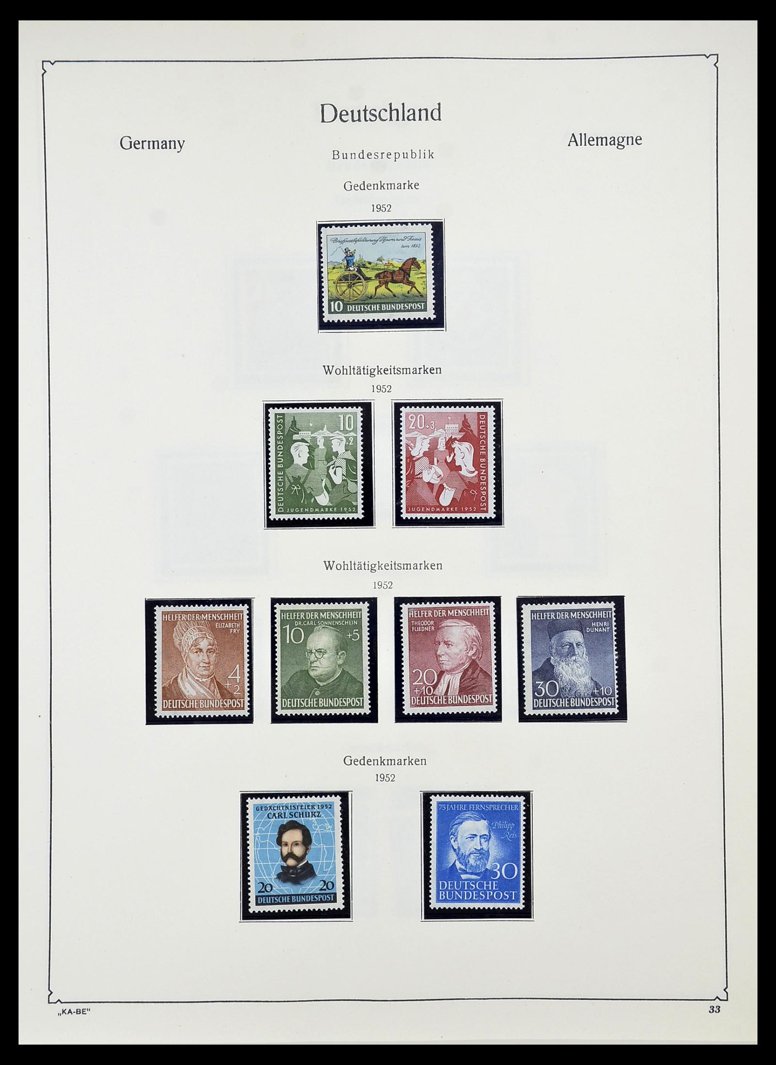 34571 006 - Stamp Collection 34571 Bundespost 1949-1996.
