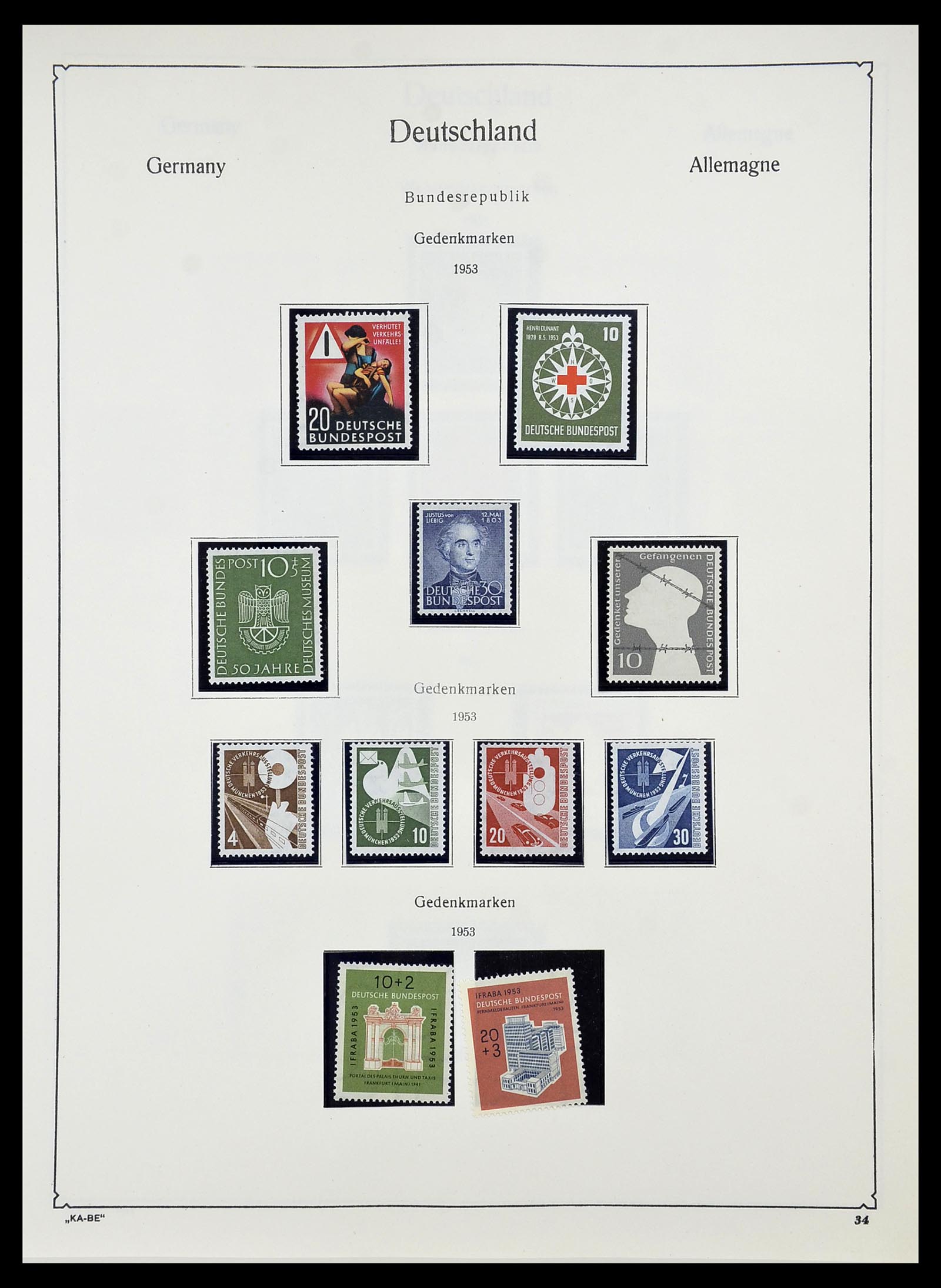 34571 007 - Stamp Collection 34571 Bundespost 1949-1996.