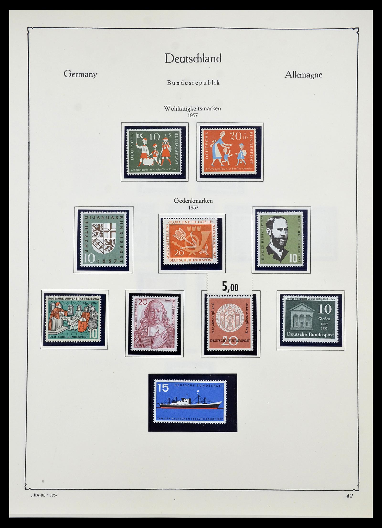 34571 016 - Postzegelverzameling 34571 Bundespost 1949-1996.