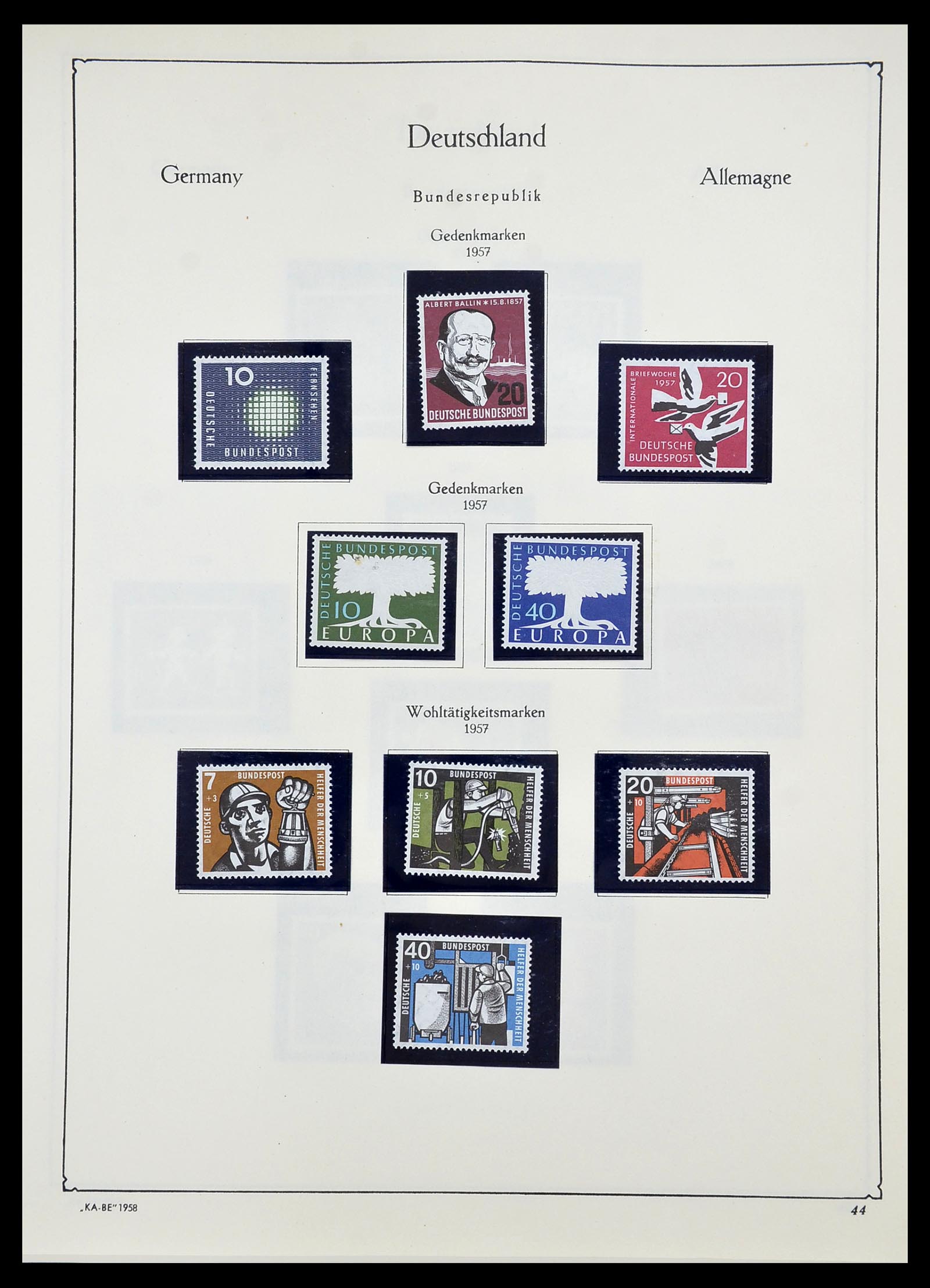 34571 018 - Postzegelverzameling 34571 Bundespost 1949-1996.