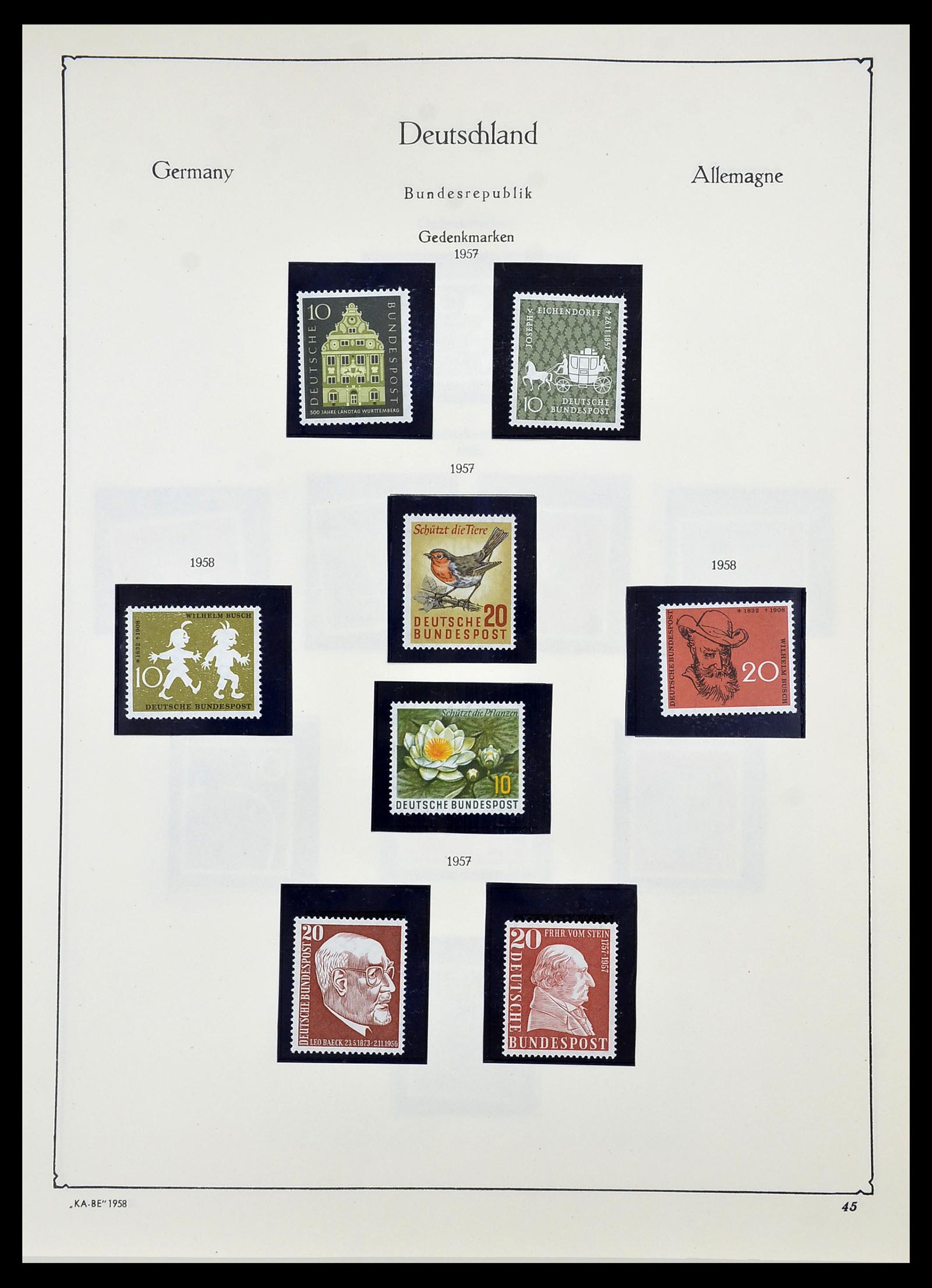 34571 019 - Postzegelverzameling 34571 Bundespost 1949-1996.