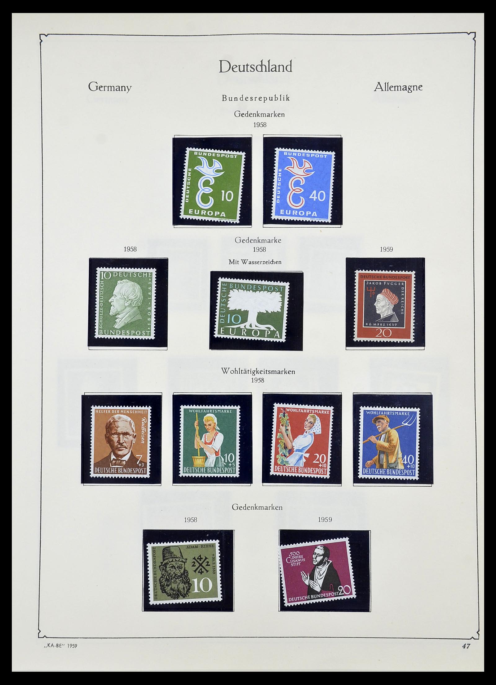 34571 021 - Postzegelverzameling 34571 Bundespost 1949-1996.