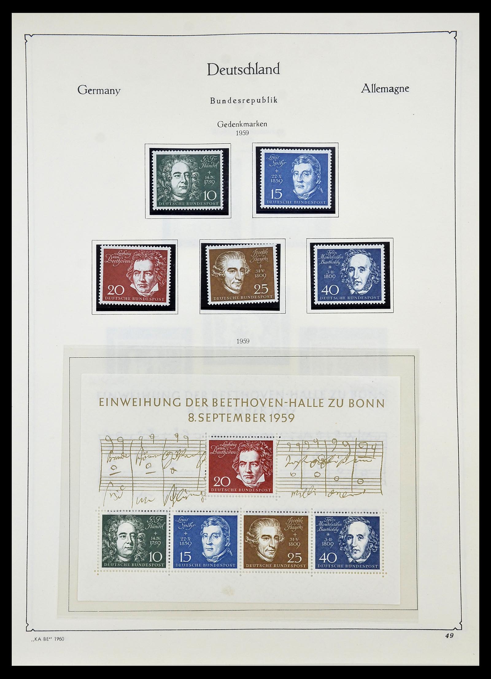 34571 023 - Postzegelverzameling 34571 Bundespost 1949-1996.
