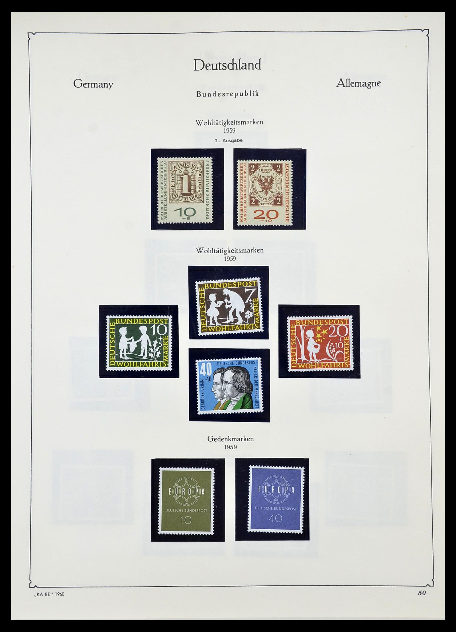 34571 024 - Postzegelverzameling 34571 Bundespost 1949-1996.