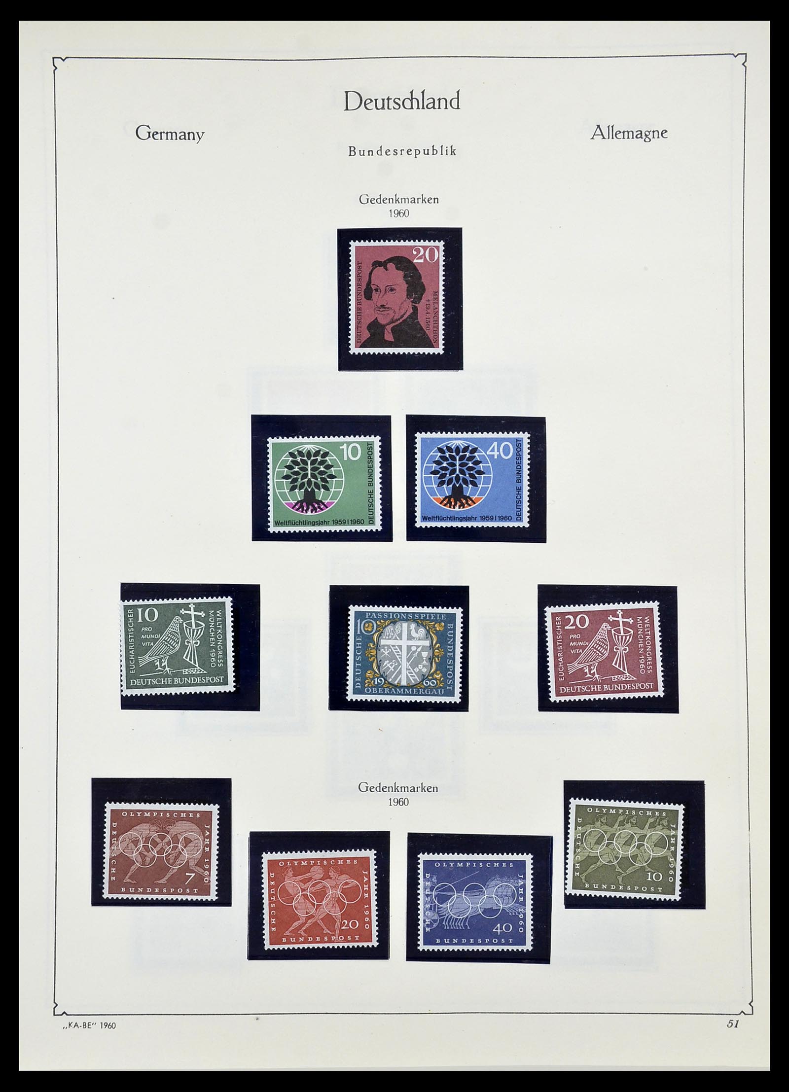 34571 025 - Stamp Collection 34571 Bundespost 1949-1996.