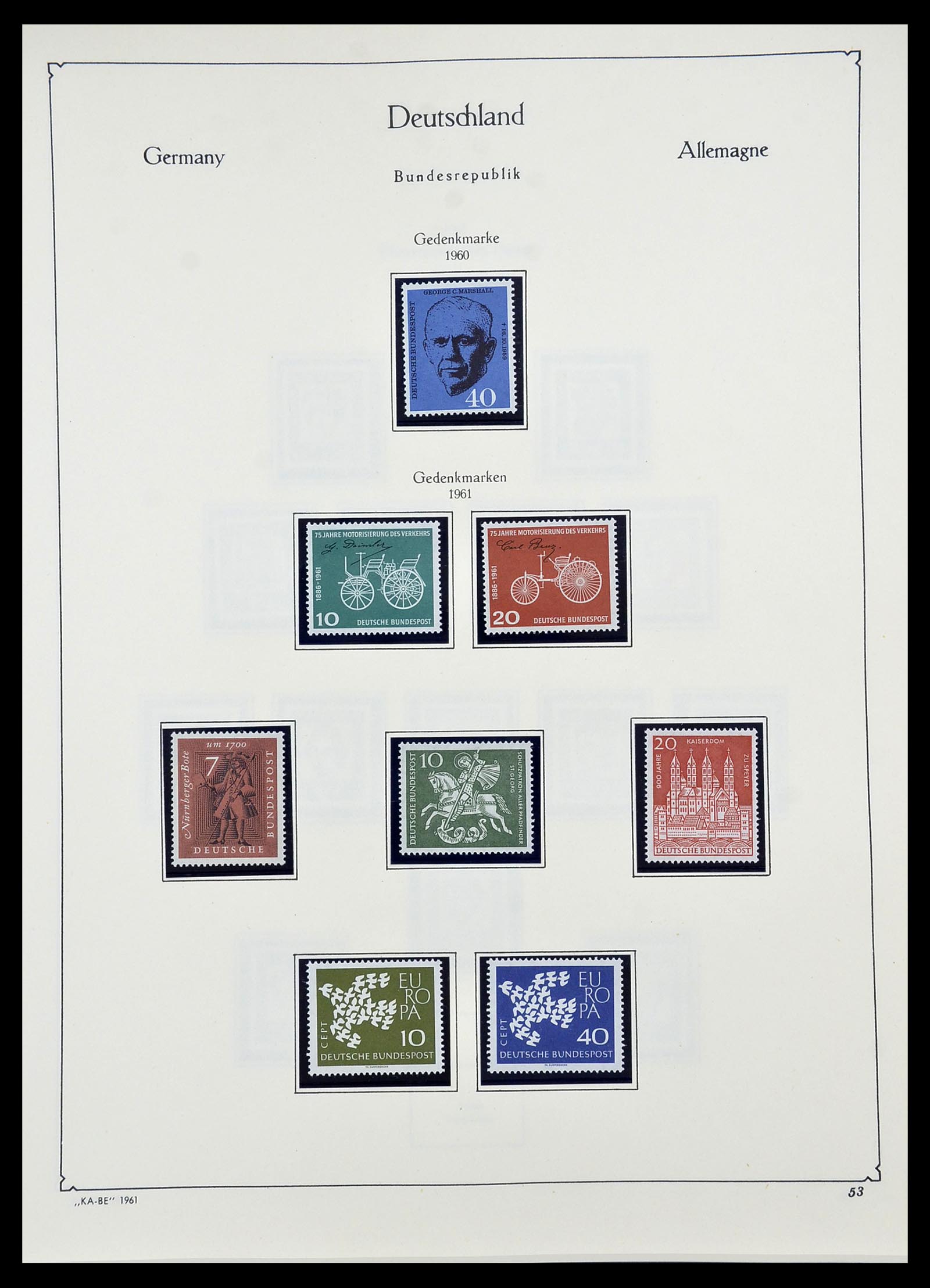 34571 027 - Postzegelverzameling 34571 Bundespost 1949-1996.