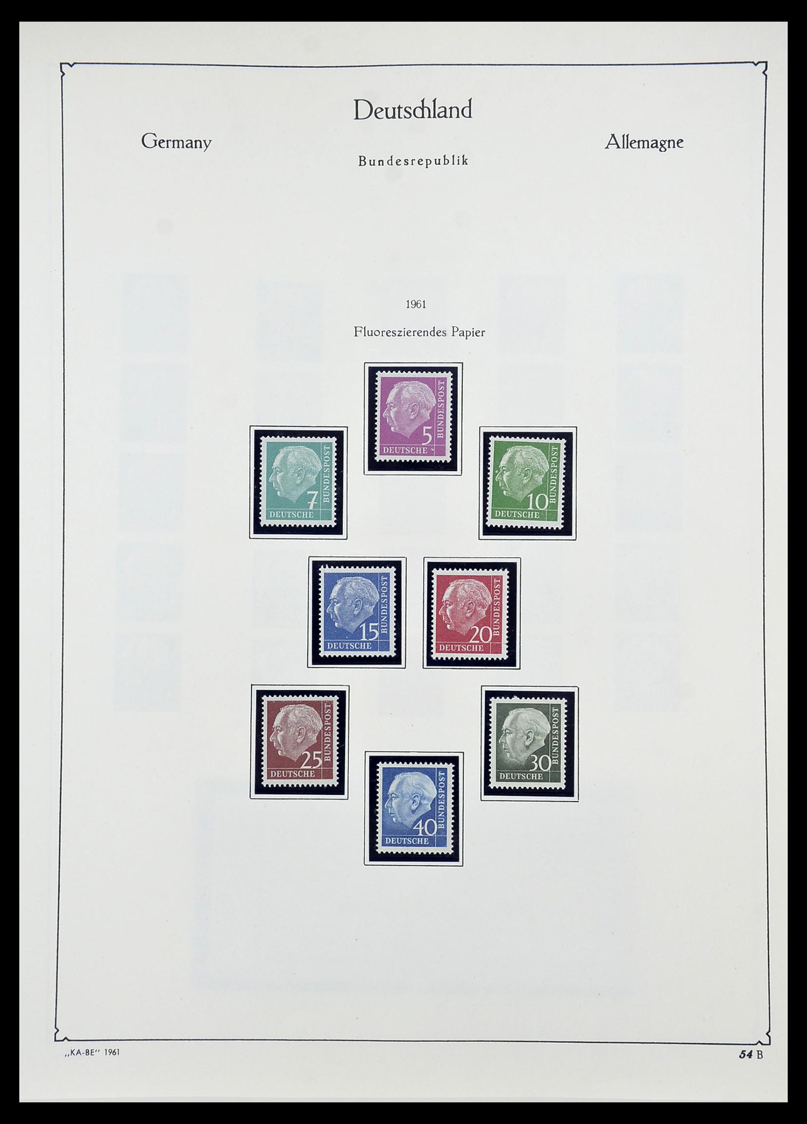 34571 030 - Postzegelverzameling 34571 Bundespost 1949-1996.