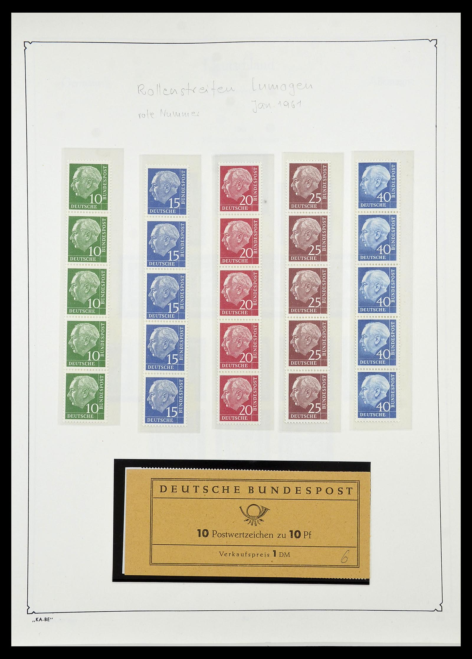 34571 031 - Postzegelverzameling 34571 Bundespost 1949-1996.