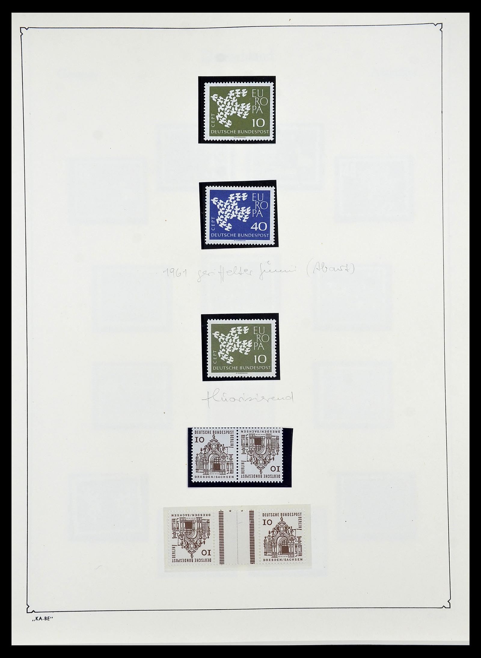 34571 037 - Postzegelverzameling 34571 Bundespost 1949-1996.