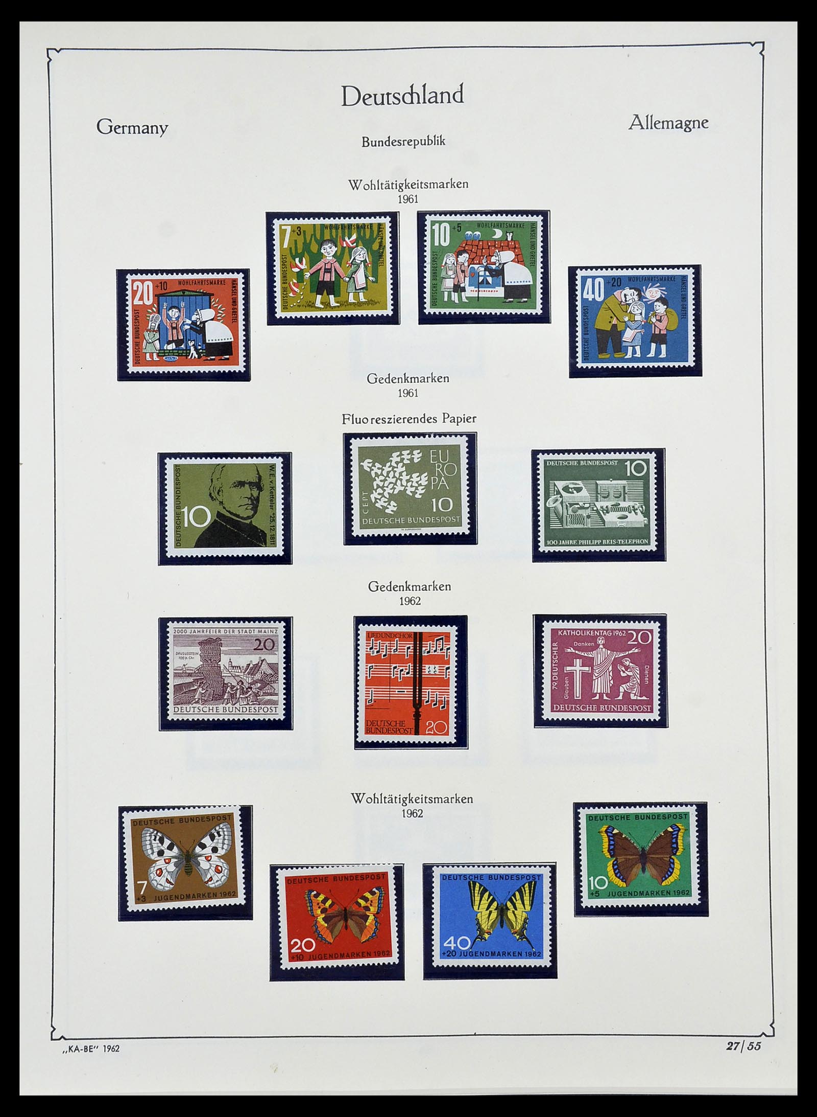34571 038 - Postzegelverzameling 34571 Bundespost 1949-1996.