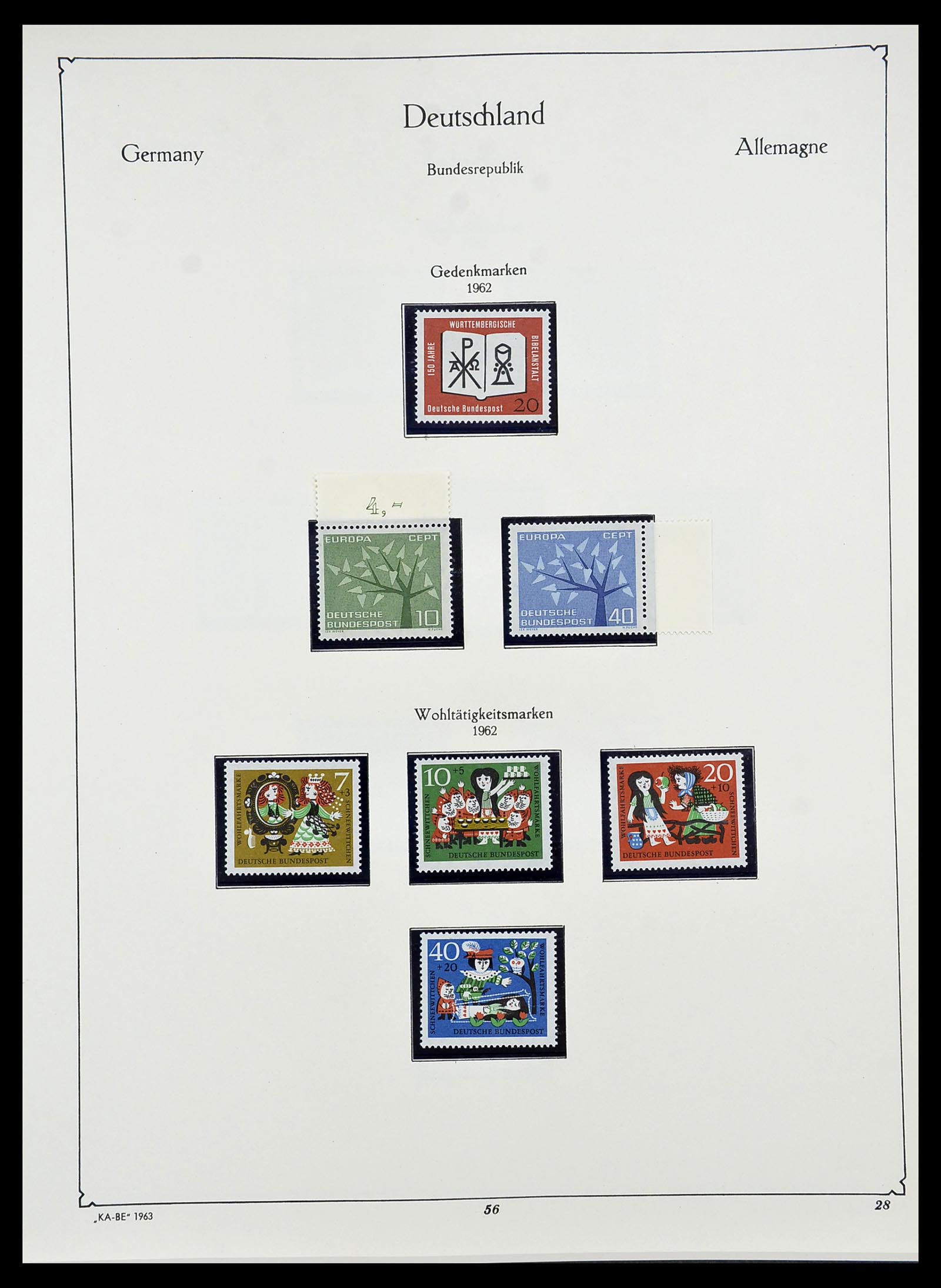 34571 039 - Postzegelverzameling 34571 Bundespost 1949-1996.