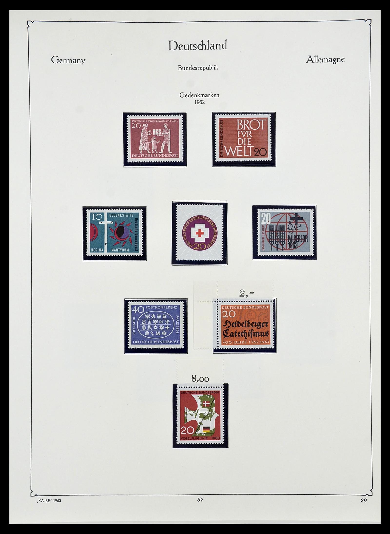 34571 040 - Postzegelverzameling 34571 Bundespost 1949-1996.