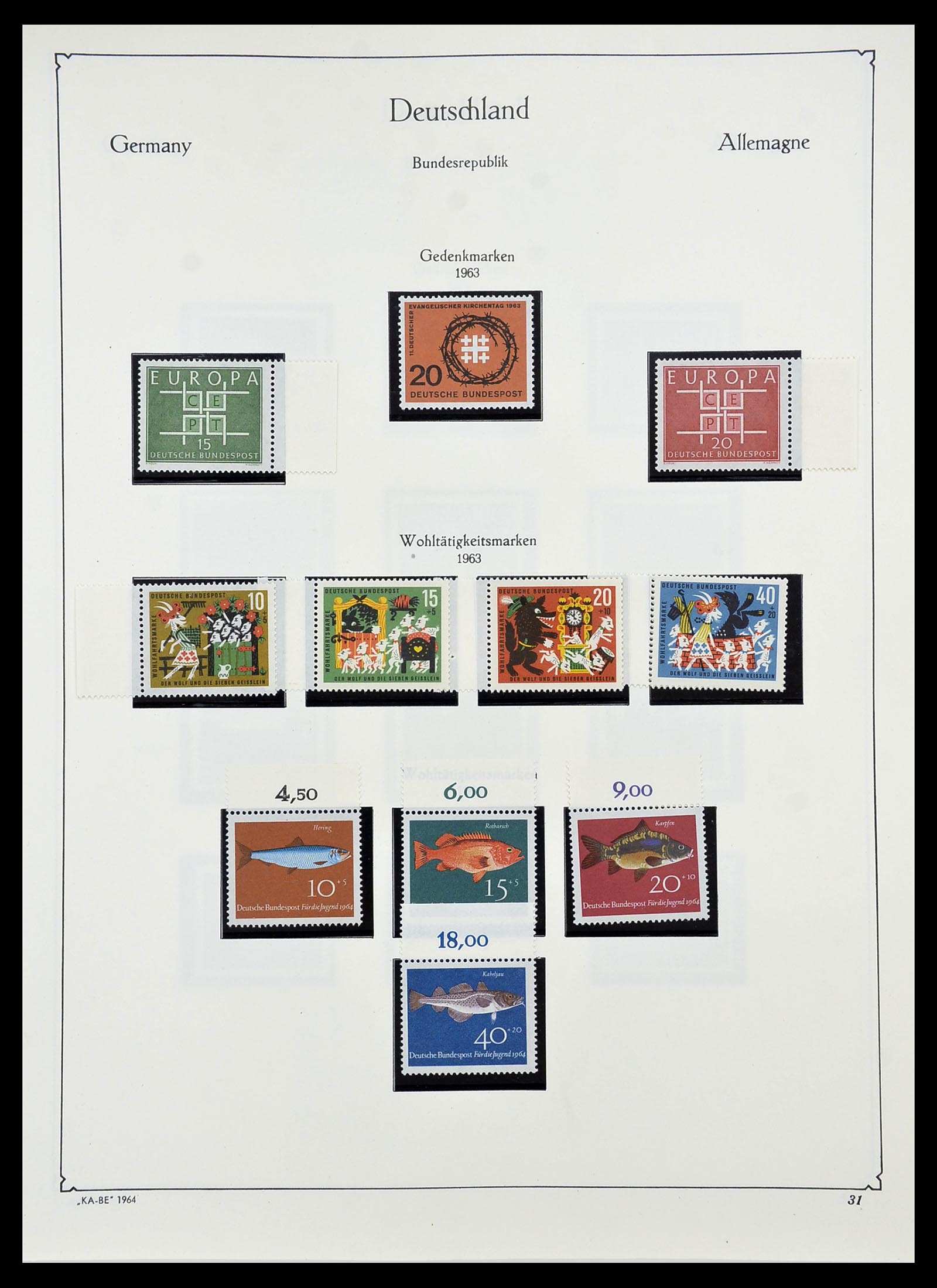 34571 042 - Postzegelverzameling 34571 Bundespost 1949-1996.