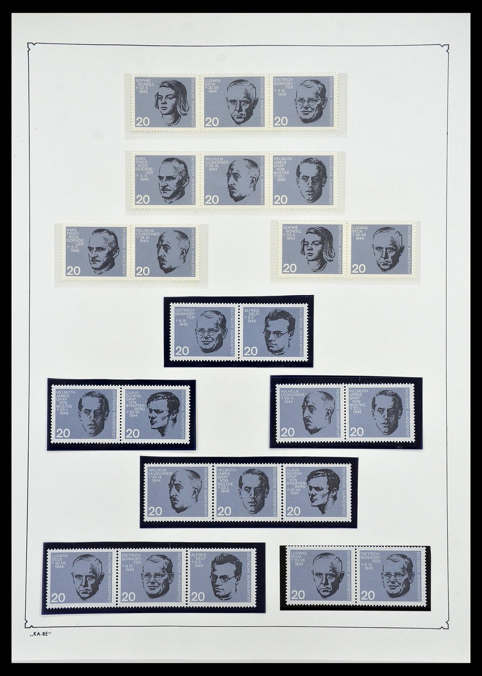 34571 045 - Postzegelverzameling 34571 Bundespost 1949-1996.