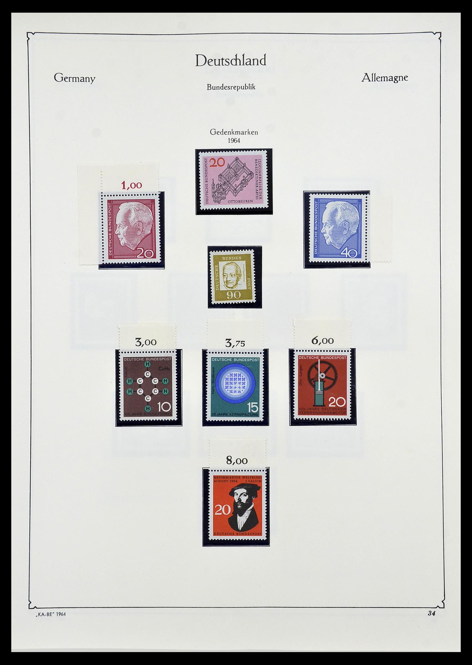 34571 048 - Postzegelverzameling 34571 Bundespost 1949-1996.