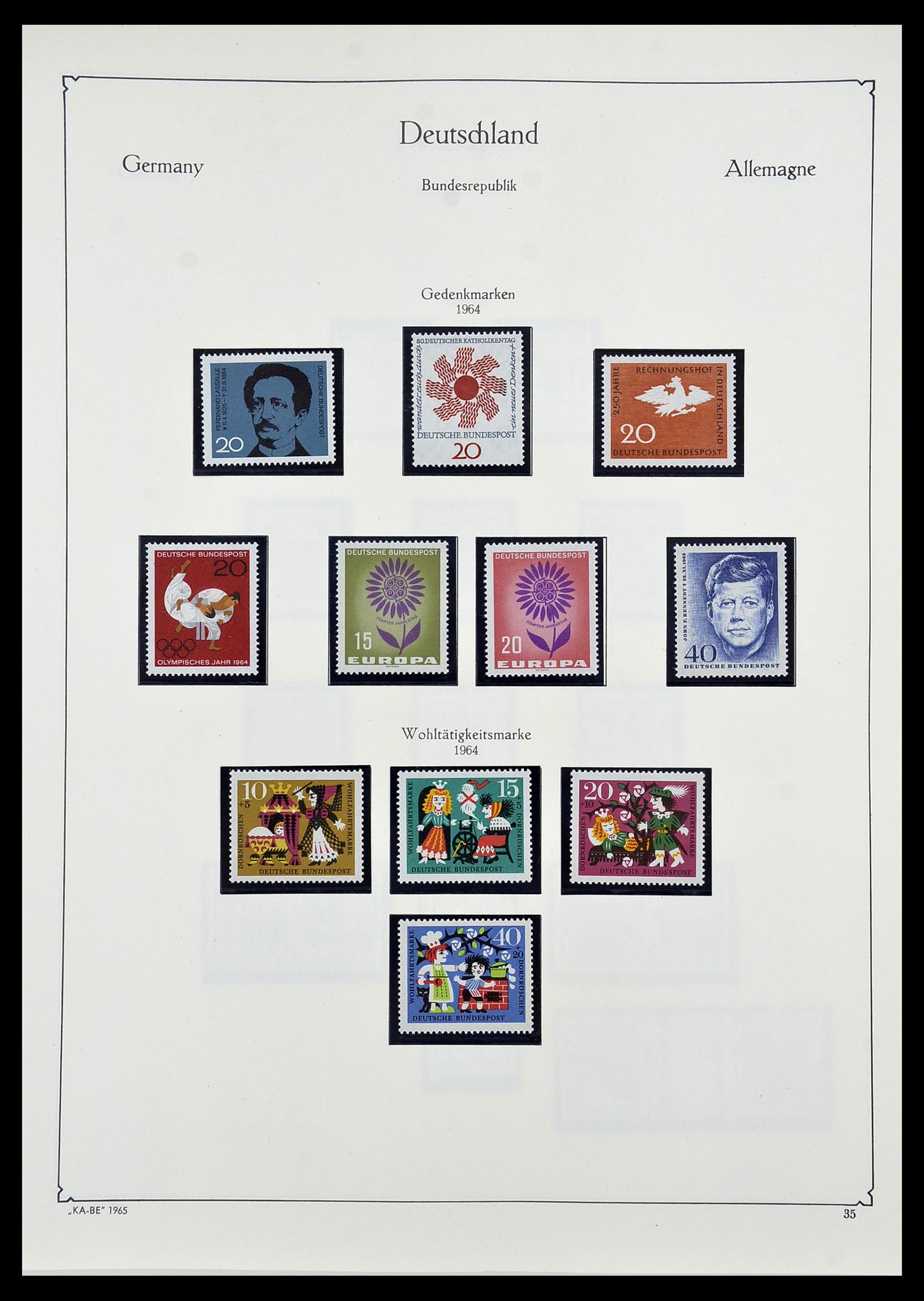 34571 049 - Postzegelverzameling 34571 Bundespost 1949-1996.