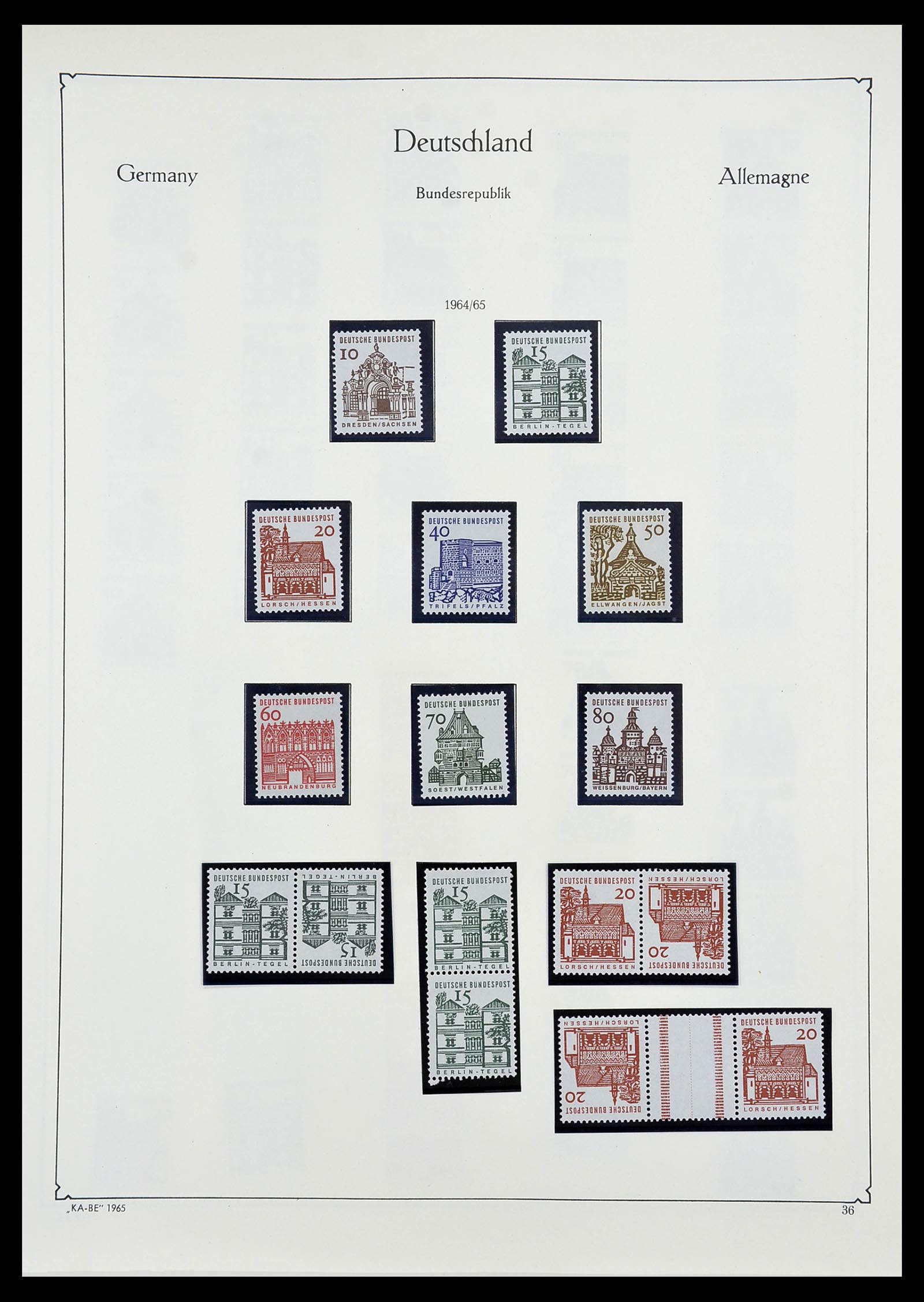 34571 050 - Postzegelverzameling 34571 Bundespost 1949-1996.
