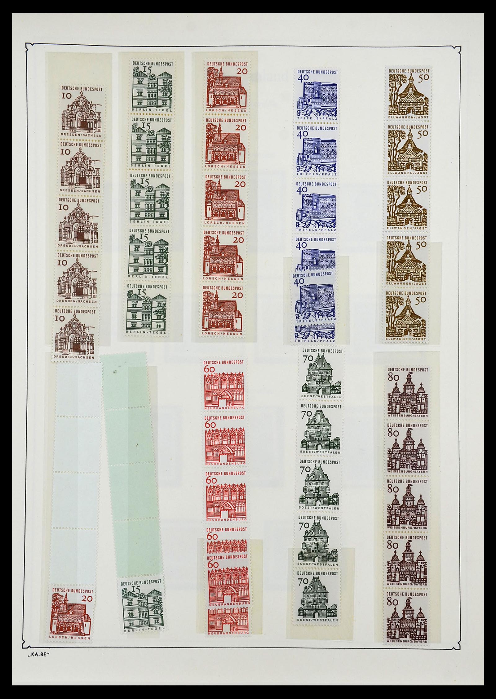 34571 051 - Stamp Collection 34571 Bundespost 1949-1996.