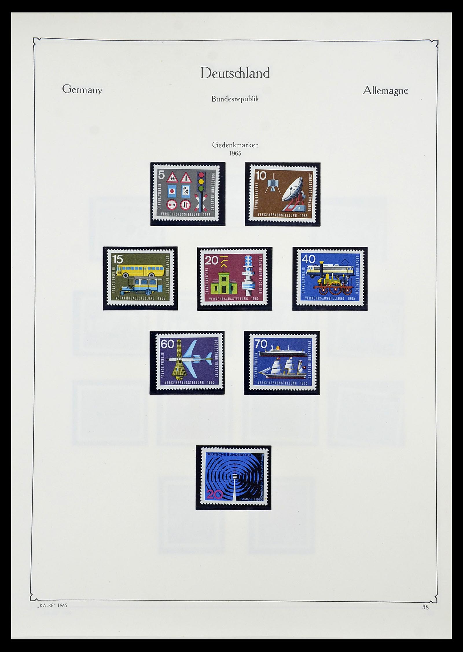 34571 053 - Postzegelverzameling 34571 Bundespost 1949-1996.