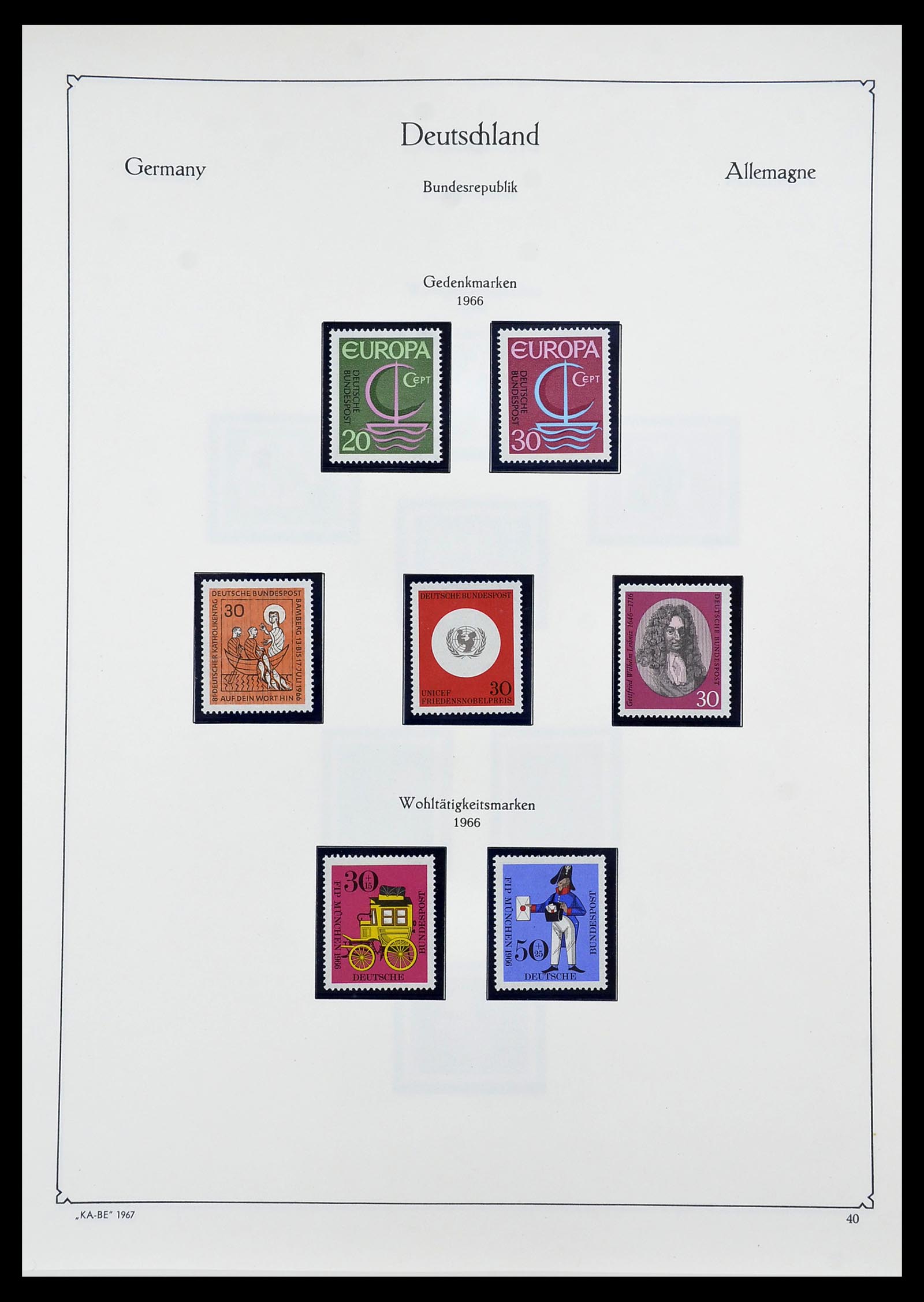 34571 055 - Postzegelverzameling 34571 Bundespost 1949-1996.