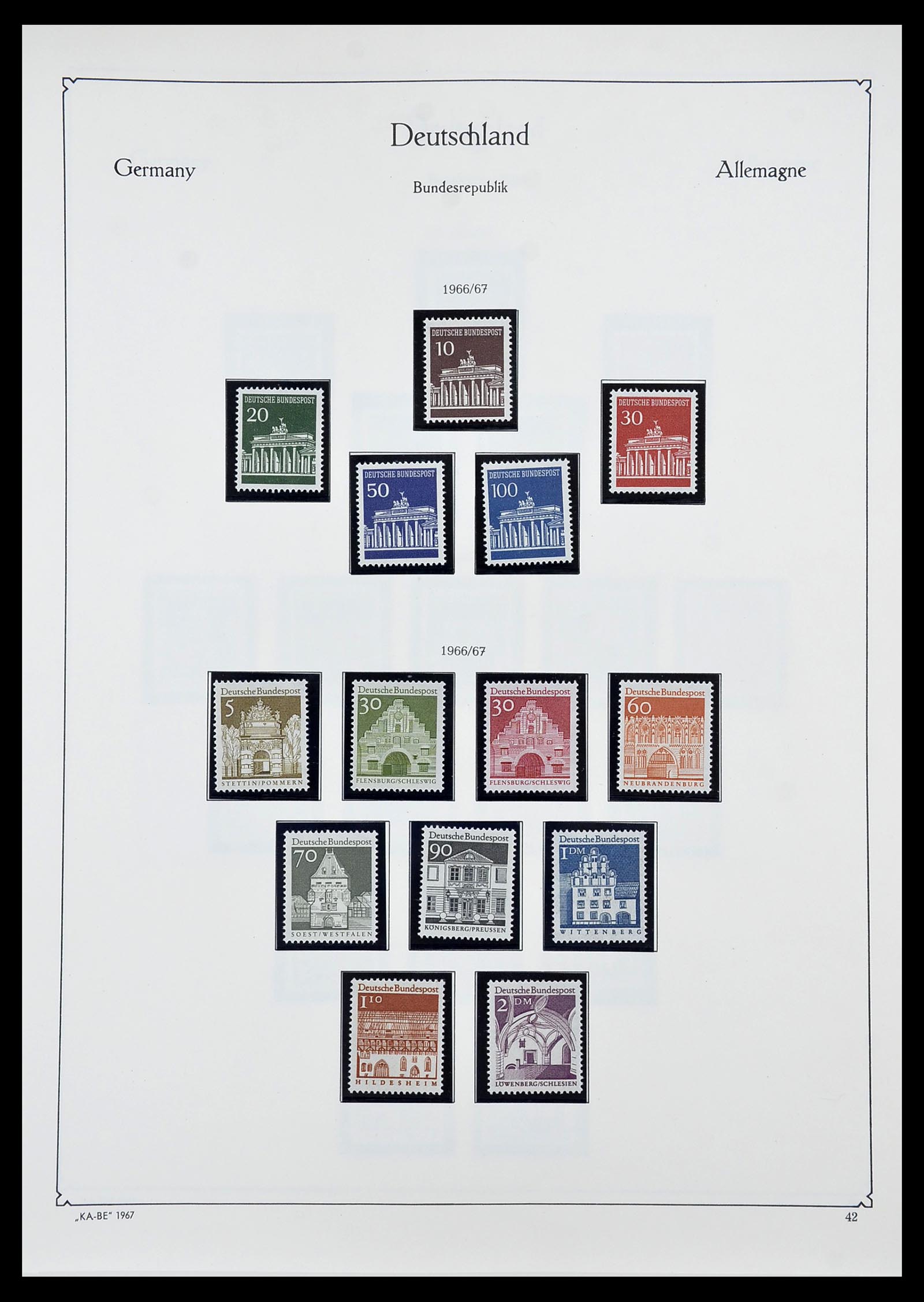 34571 057 - Stamp Collection 34571 Bundespost 1949-1996.