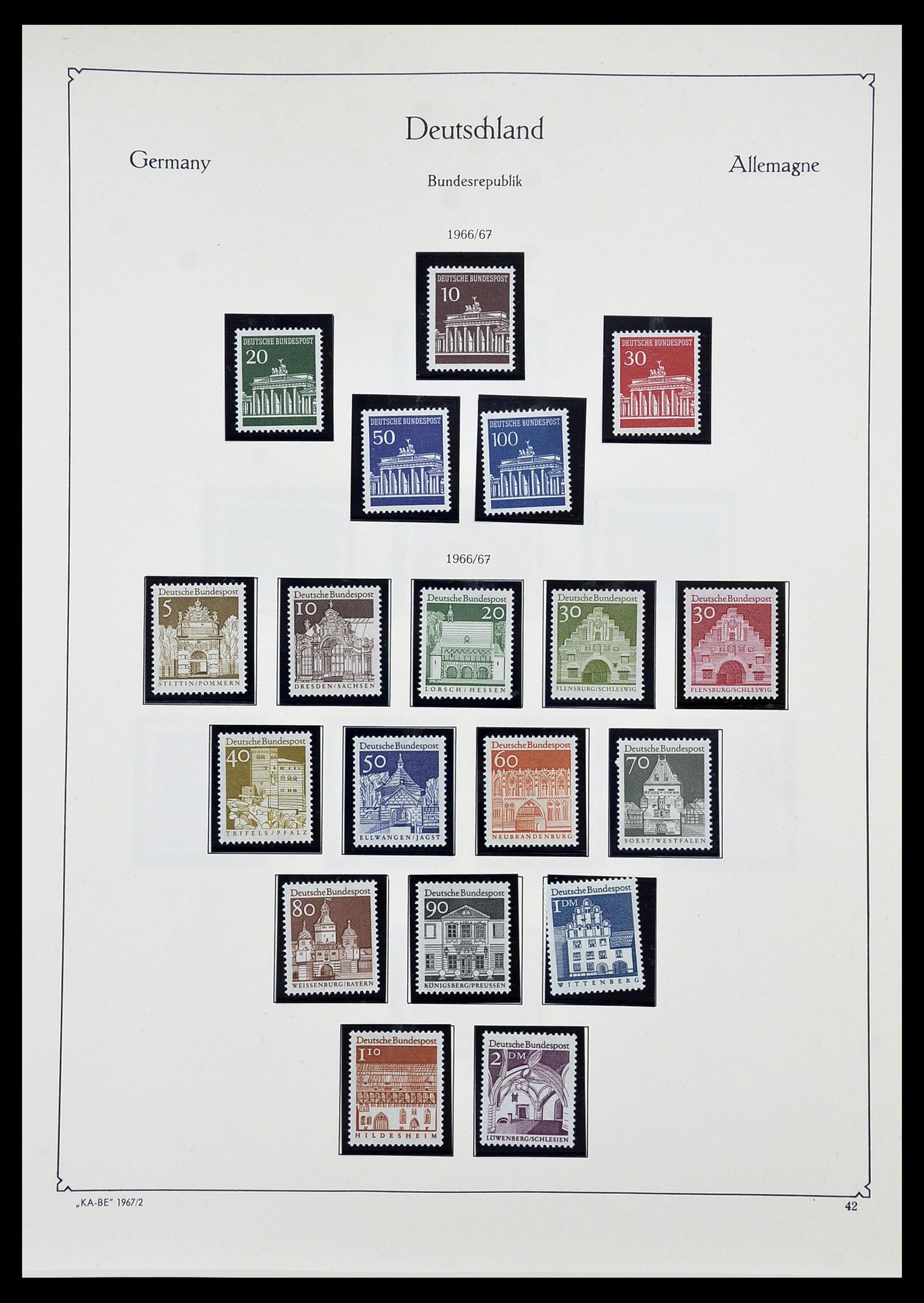 34571 058 - Stamp Collection 34571 Bundespost 1949-1996.