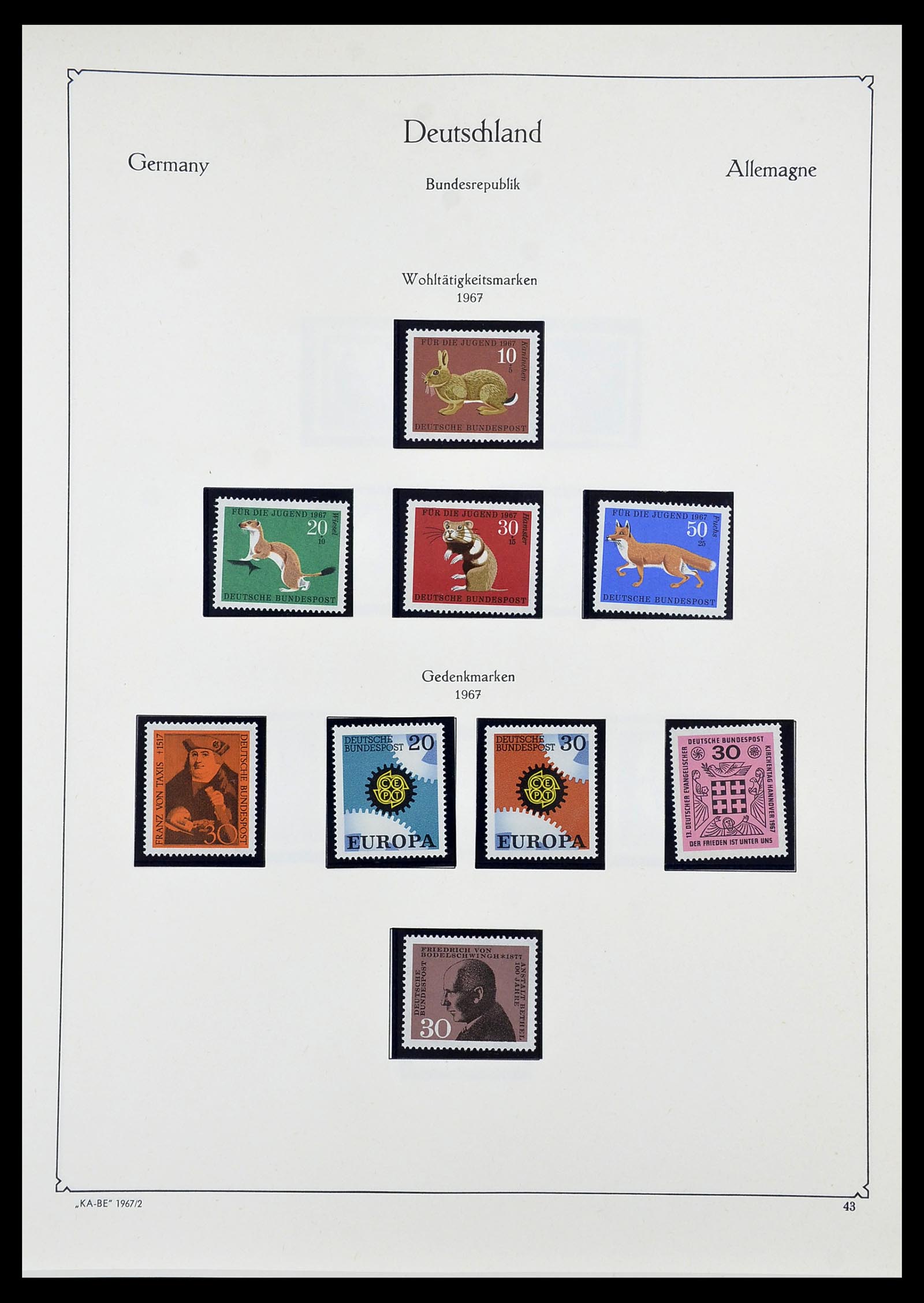34571 059 - Postzegelverzameling 34571 Bundespost 1949-1996.