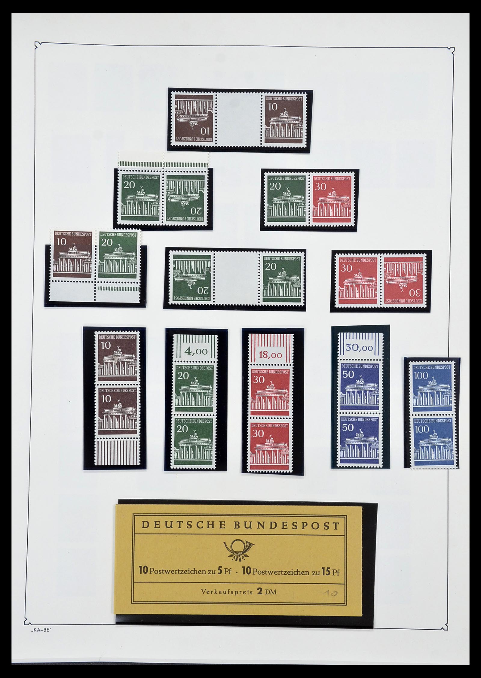 34571 061 - Postzegelverzameling 34571 Bundespost 1949-1996.