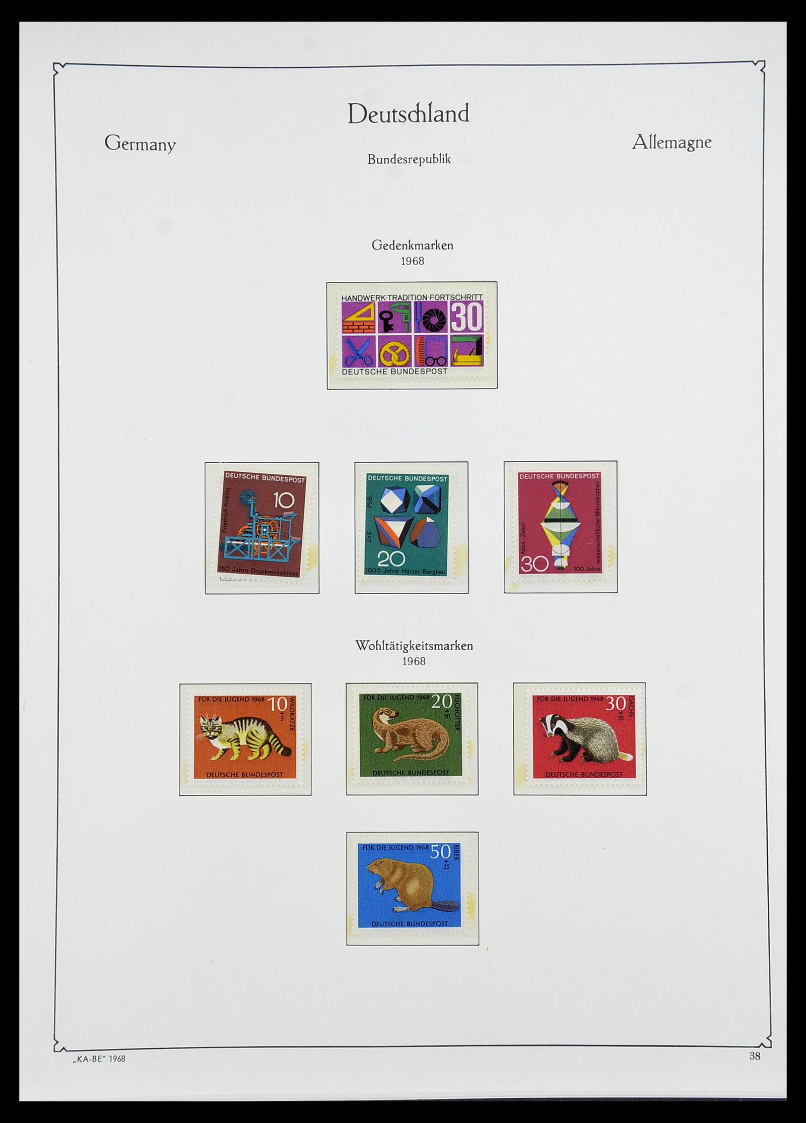 34571 065 - Postzegelverzameling 34571 Bundespost 1949-1996.