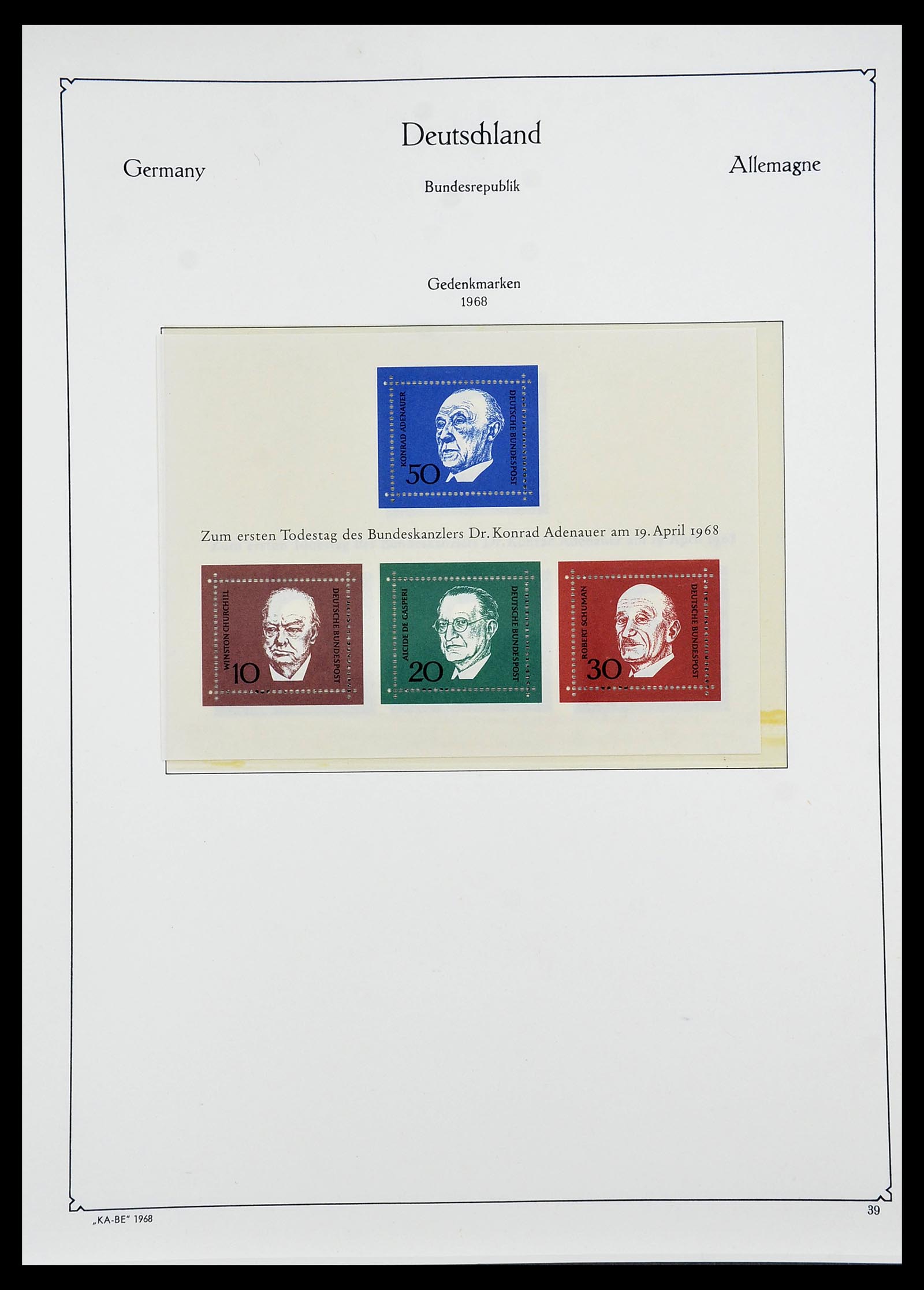 34571 066 - Postzegelverzameling 34571 Bundespost 1949-1996.