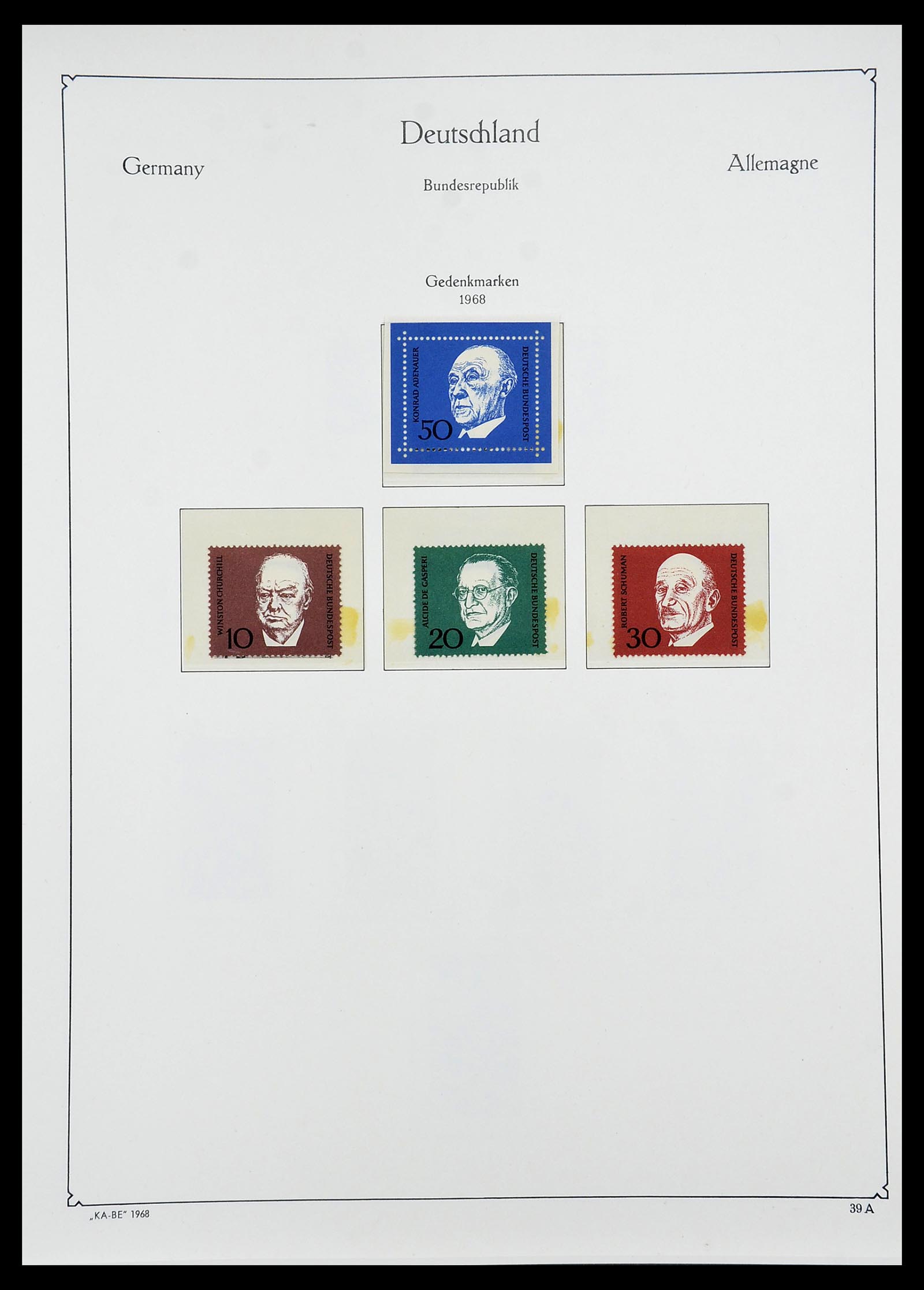 34571 067 - Stamp Collection 34571 Bundespost 1949-1996.