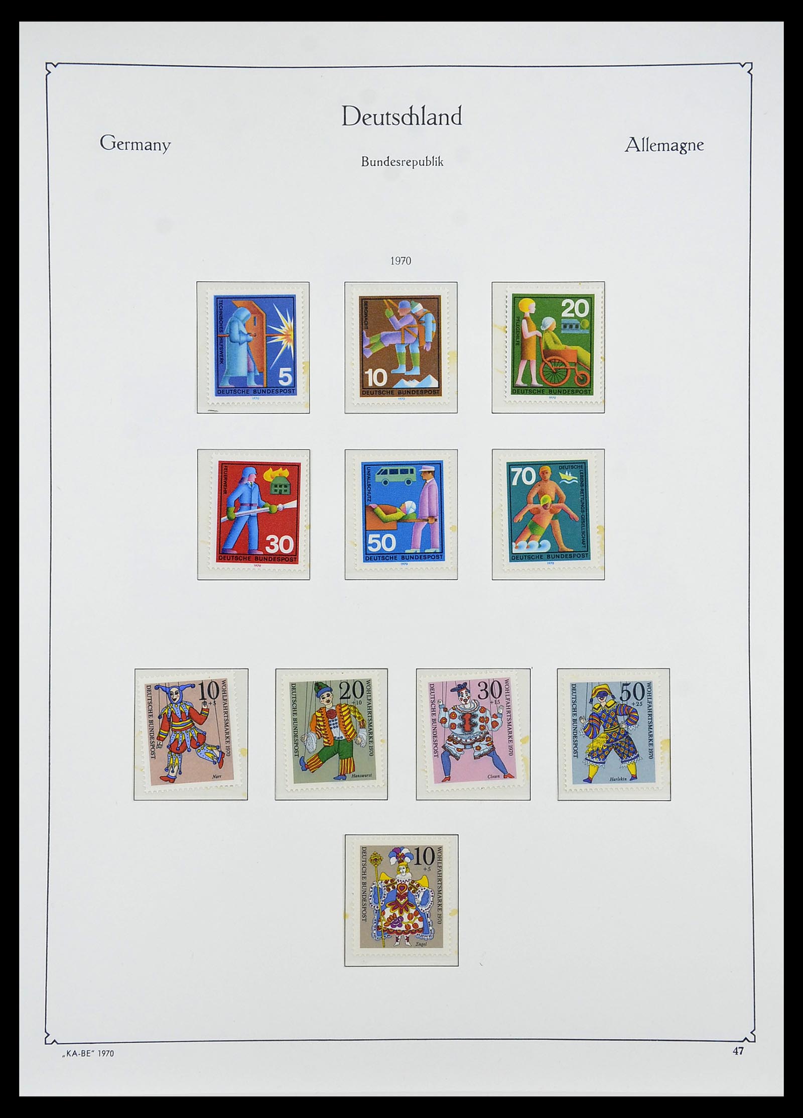 34571 075 - Postzegelverzameling 34571 Bundespost 1949-1996.