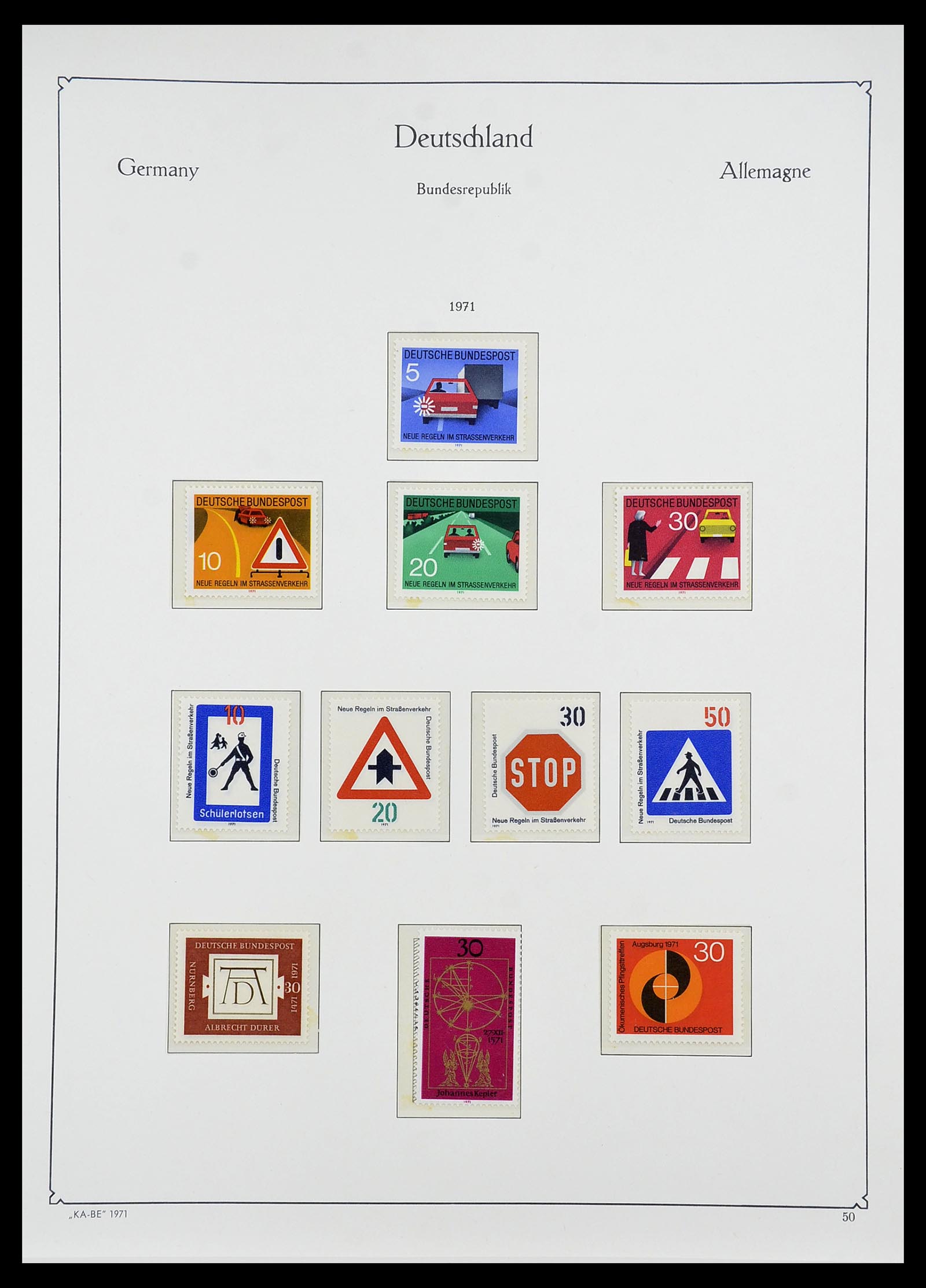 34571 079 - Postzegelverzameling 34571 Bundespost 1949-1996.