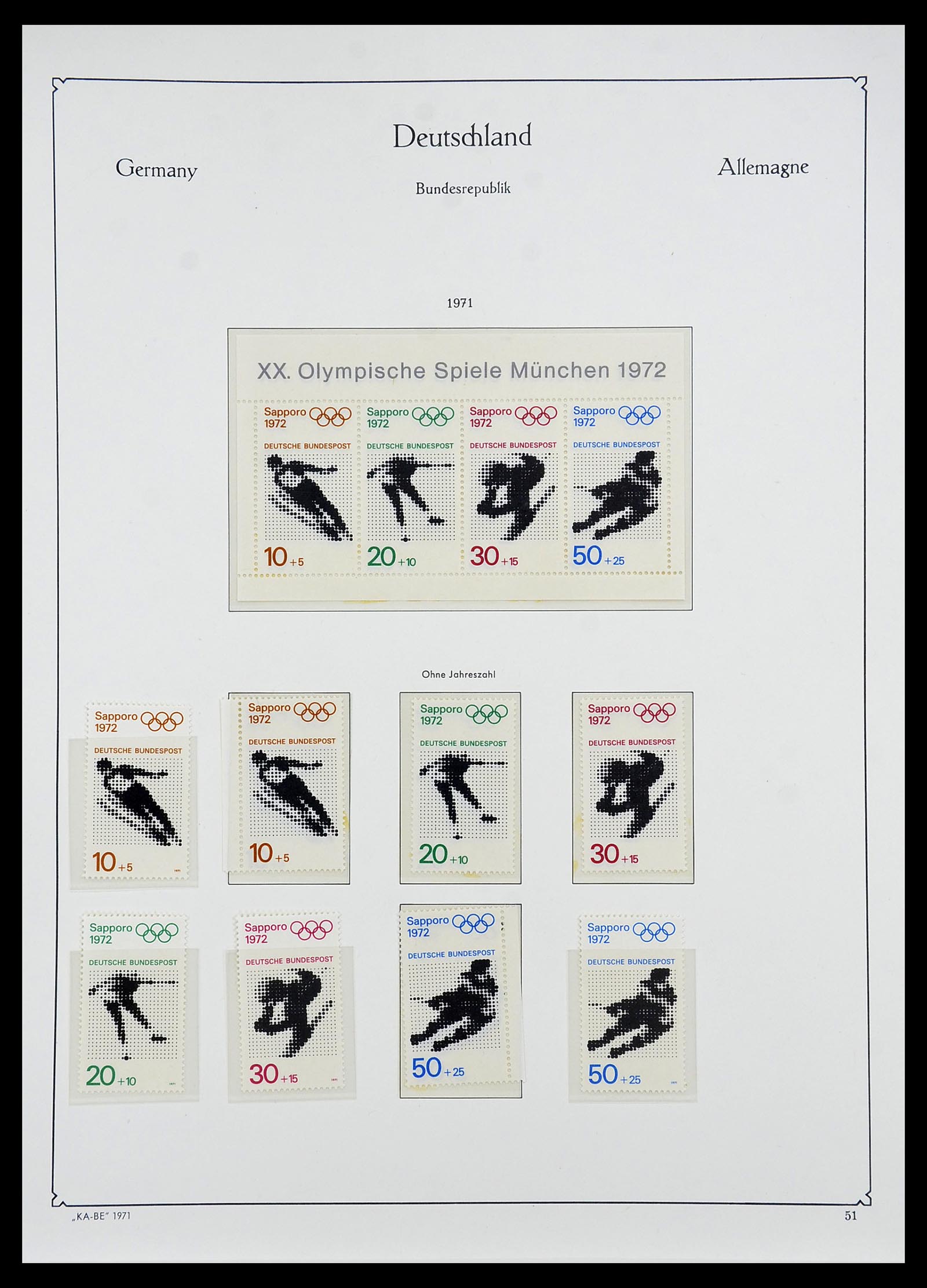 34571 080 - Postzegelverzameling 34571 Bundespost 1949-1996.