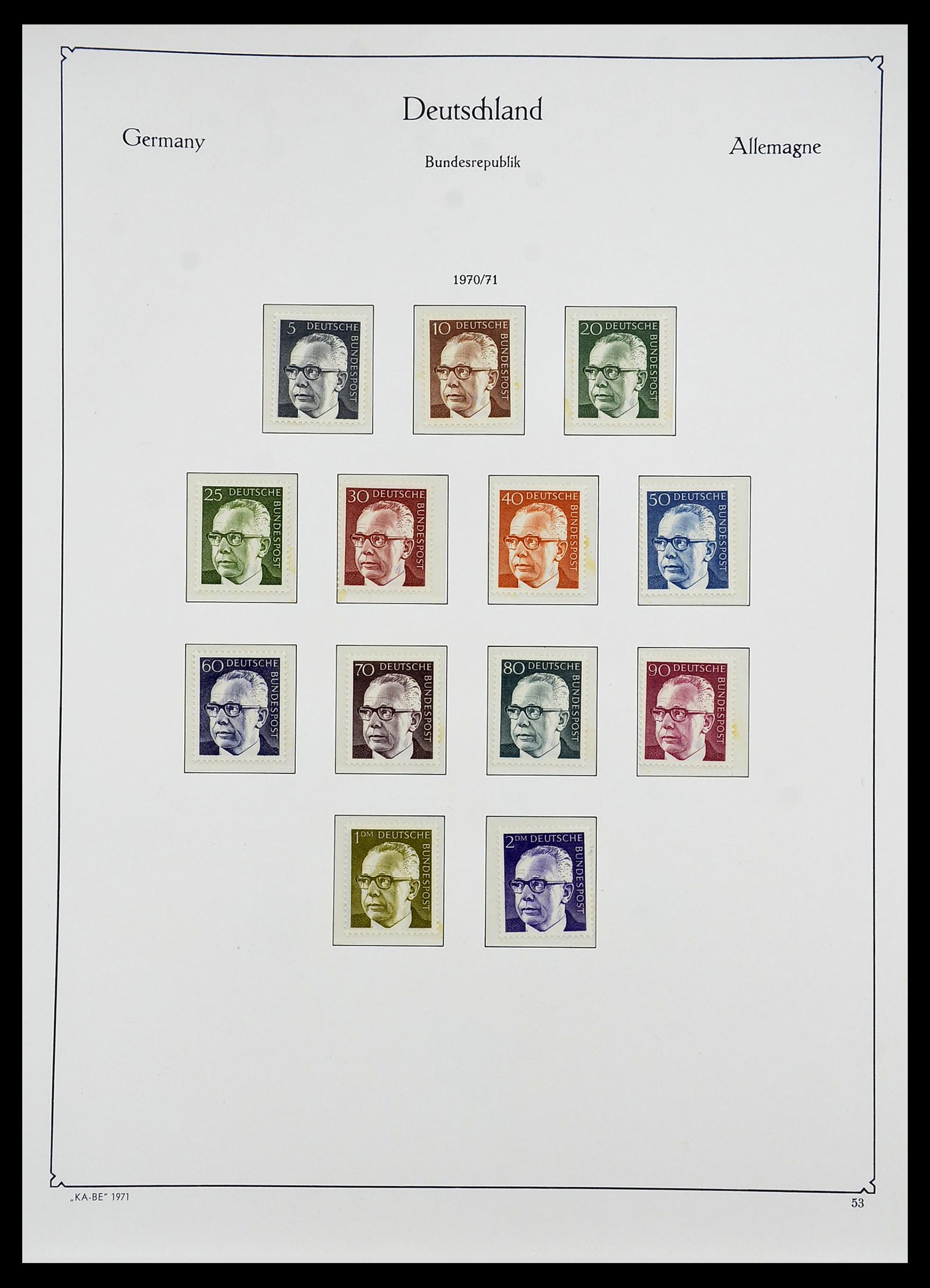 34571 082 - Postzegelverzameling 34571 Bundespost 1949-1996.