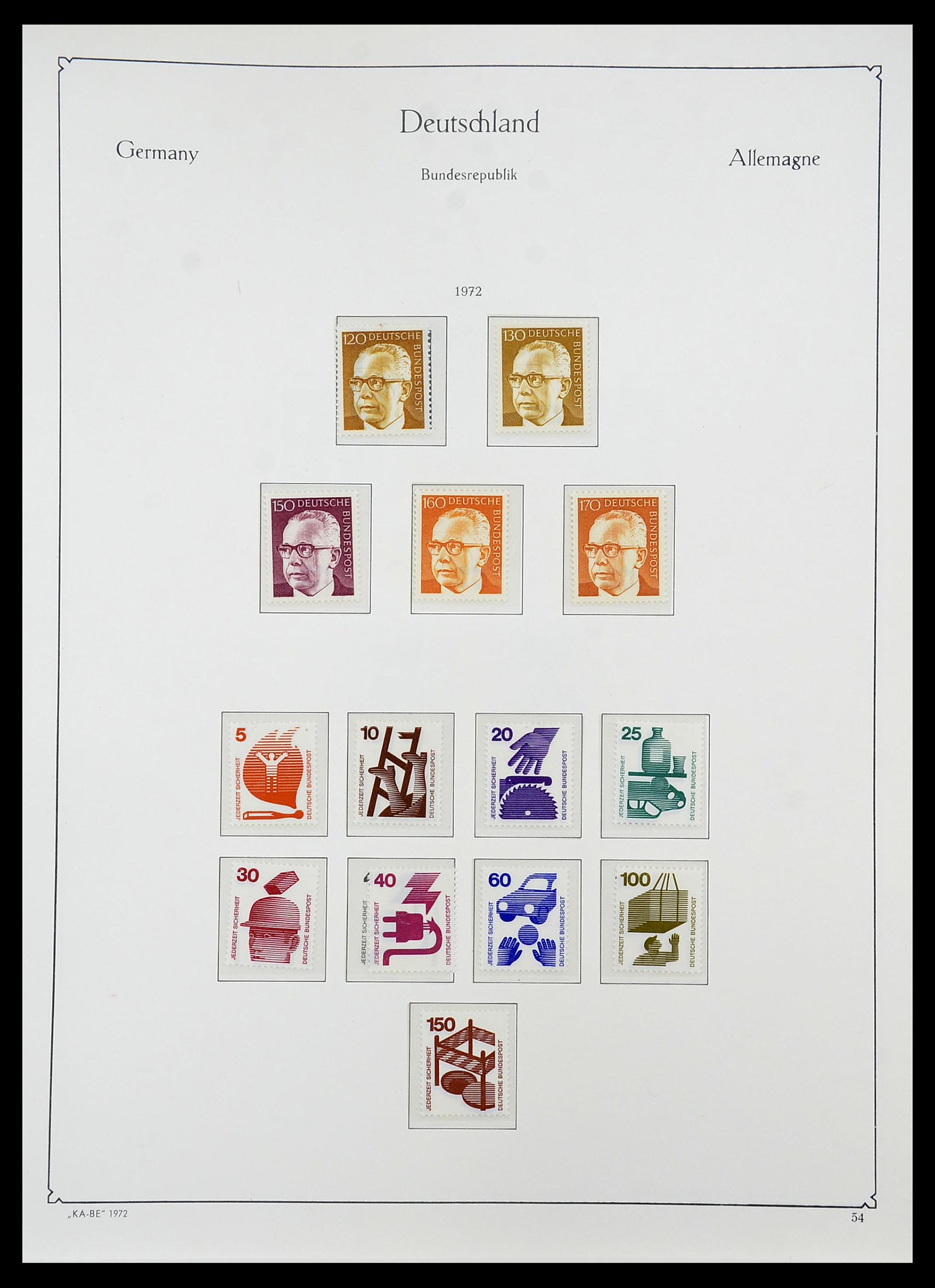 34571 083 - Postzegelverzameling 34571 Bundespost 1949-1996.