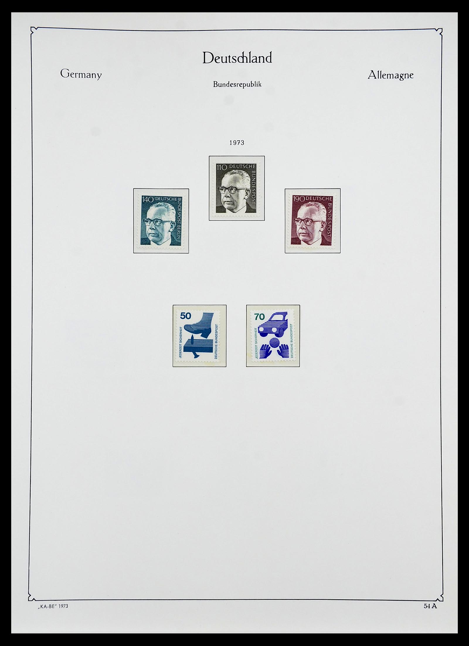 34571 084 - Postzegelverzameling 34571 Bundespost 1949-1996.