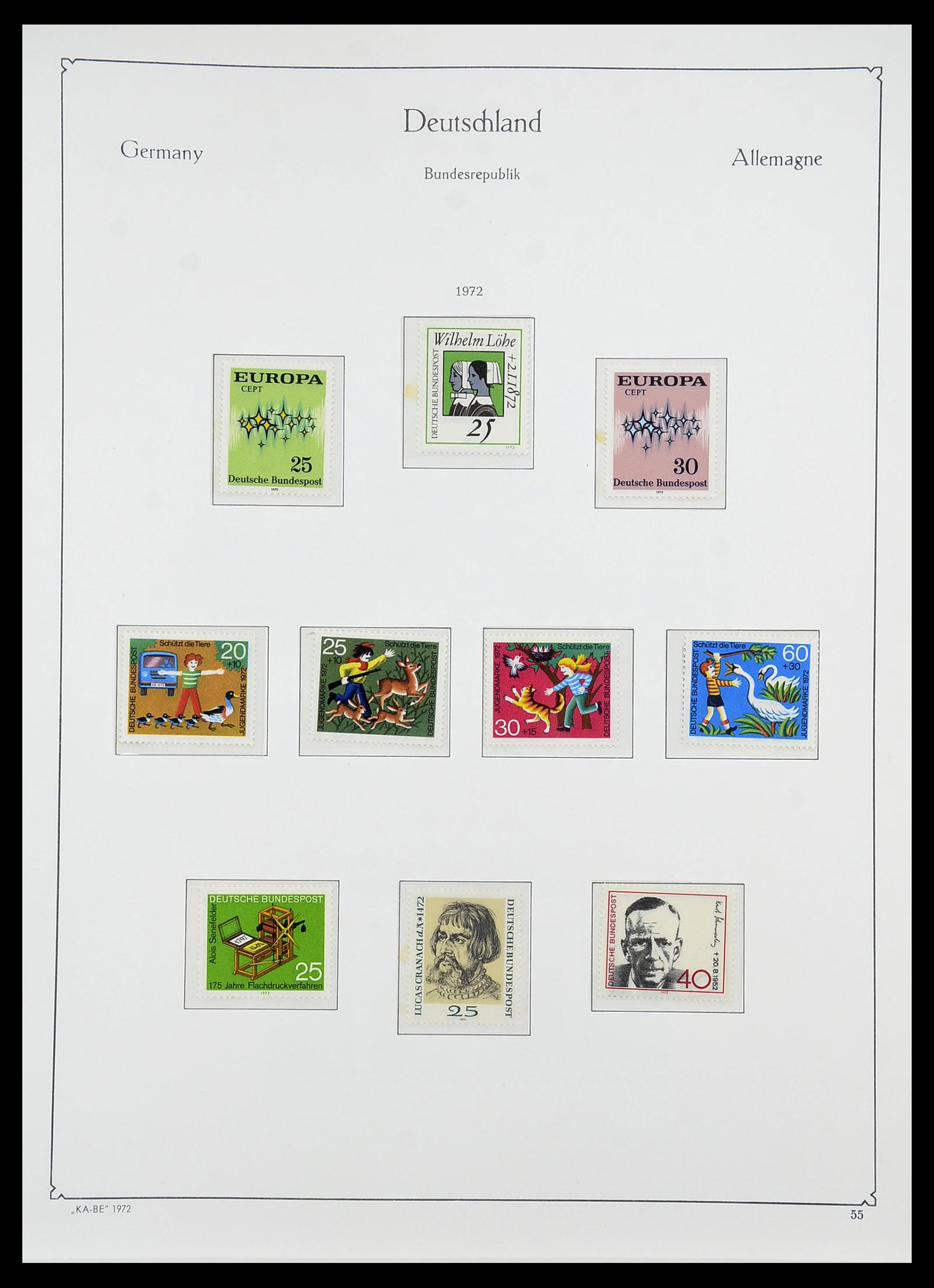 34571 085 - Postzegelverzameling 34571 Bundespost 1949-1996.