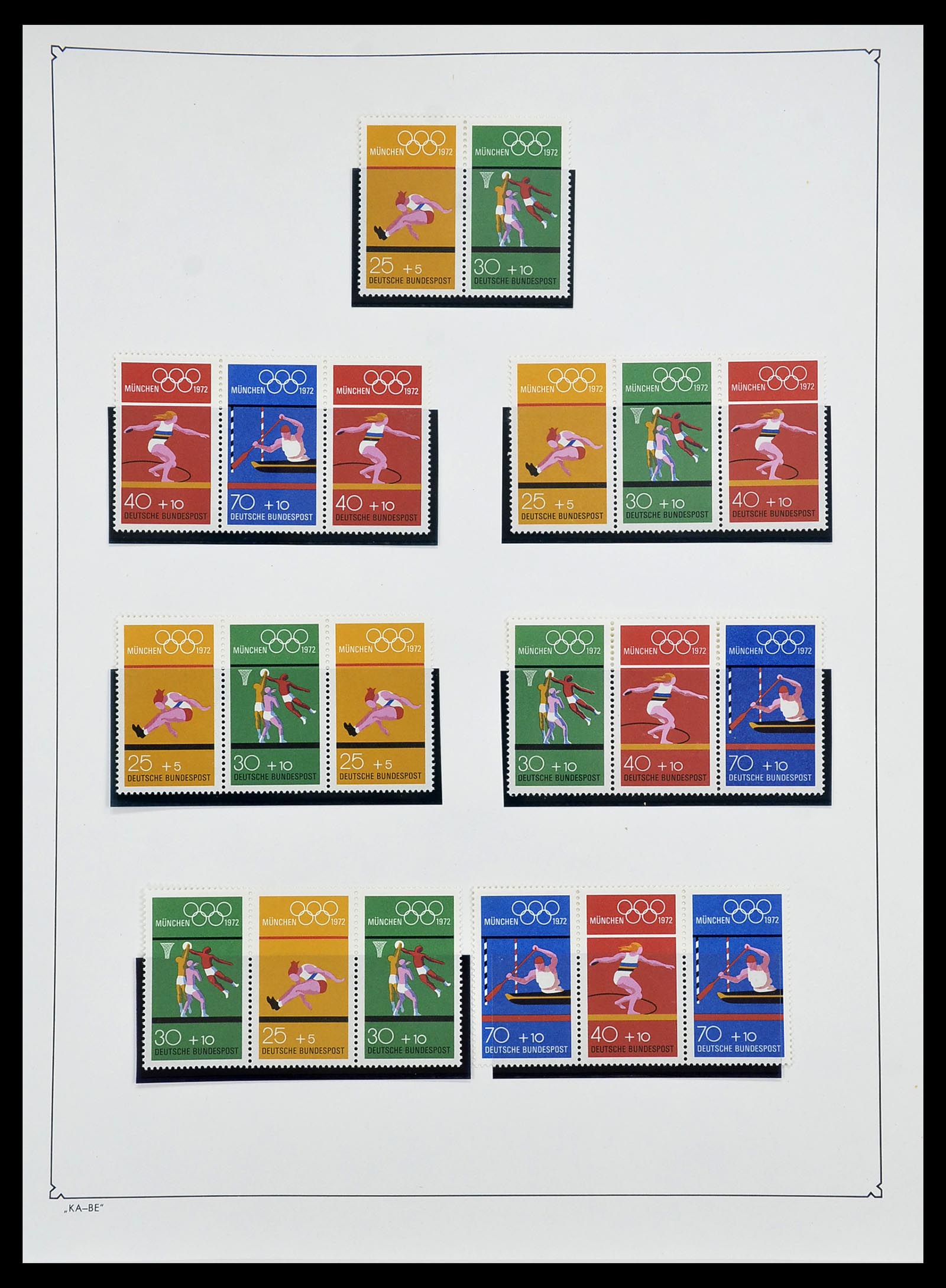 34571 089 - Postzegelverzameling 34571 Bundespost 1949-1996.
