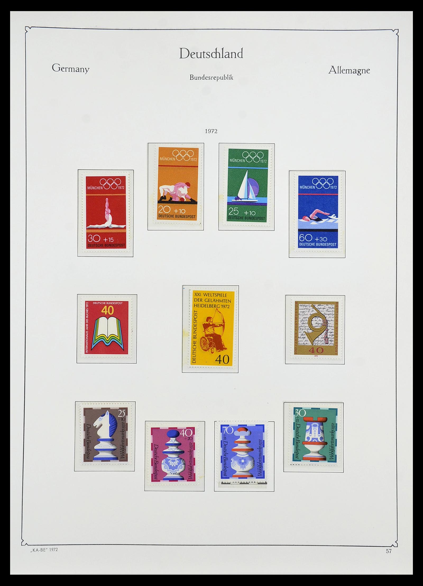 34571 090 - Postzegelverzameling 34571 Bundespost 1949-1996.